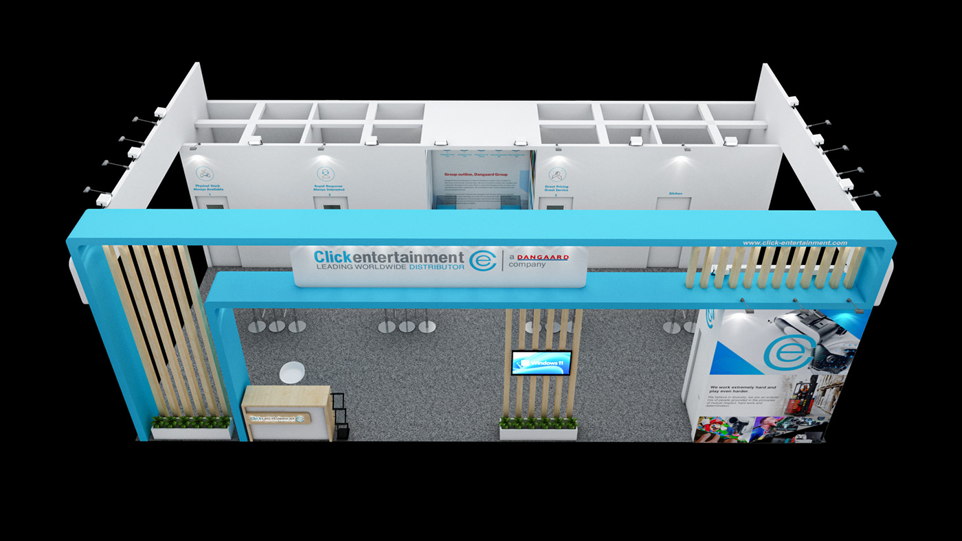 Exhibition  3D 3ds max Stand Event booth design exhibition stand expo Advertising  brand identity