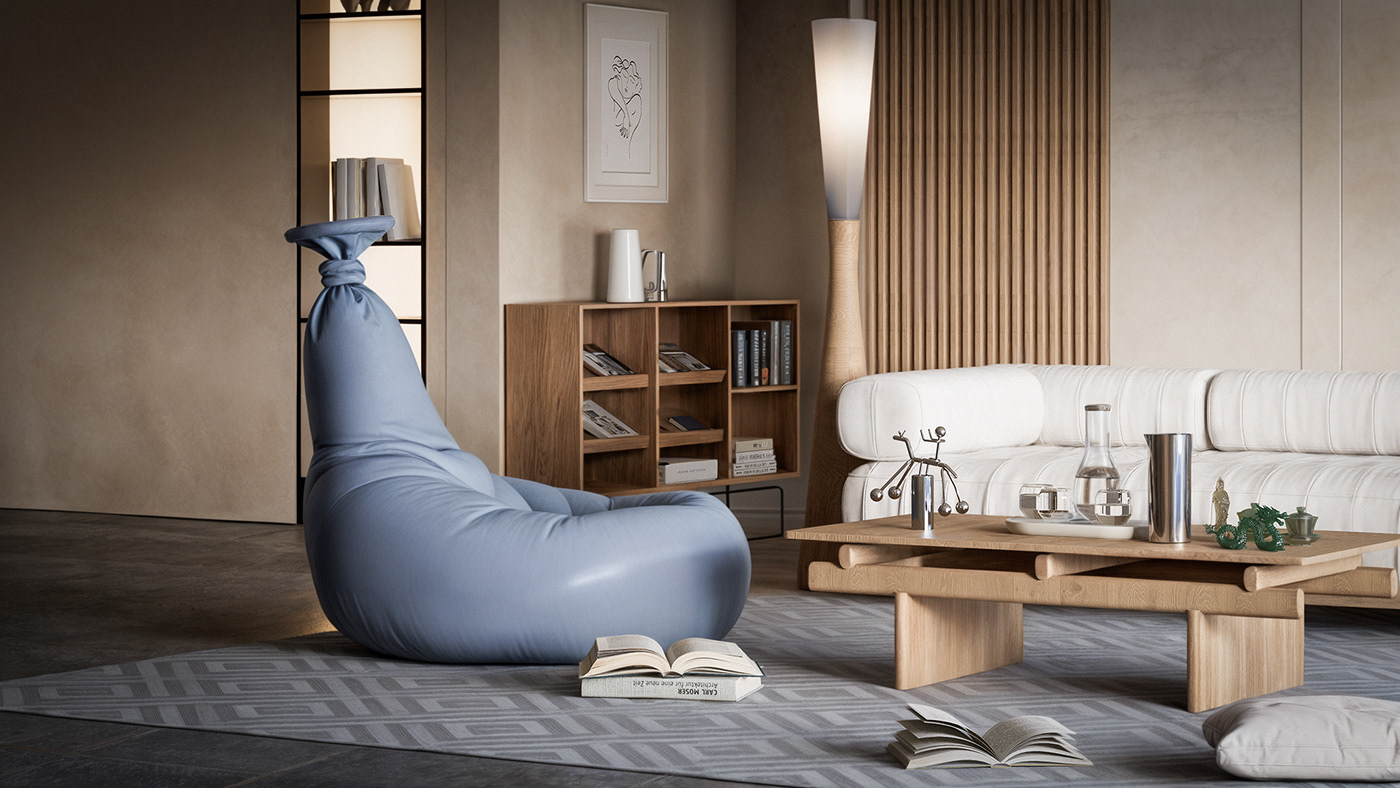 armchair product design  design cinema 4d furniture interior design  architecture industrial design  3D 3D Modelling