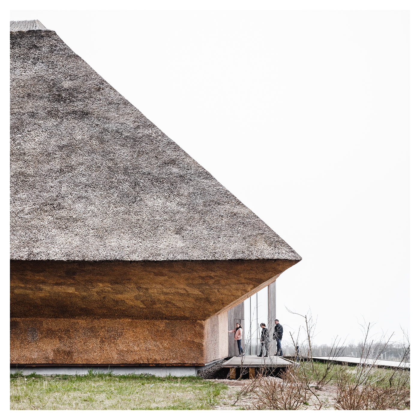 museum Scandinavia Landscape wildlife straw design denmark roof traditional