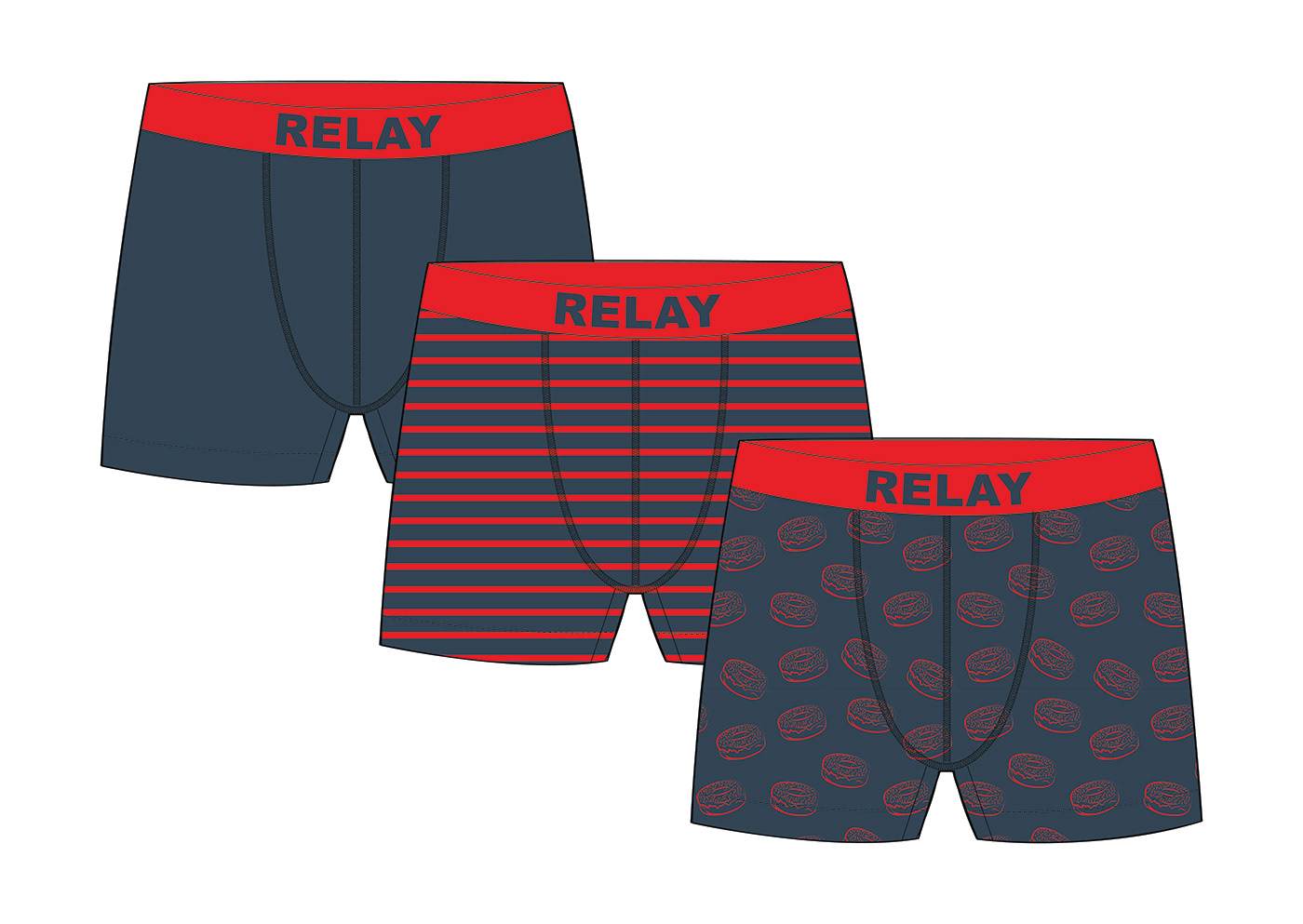 relay Menswear technical drawing fashion design digital design Prints Design Repeat Pattern underwear tfg all over print