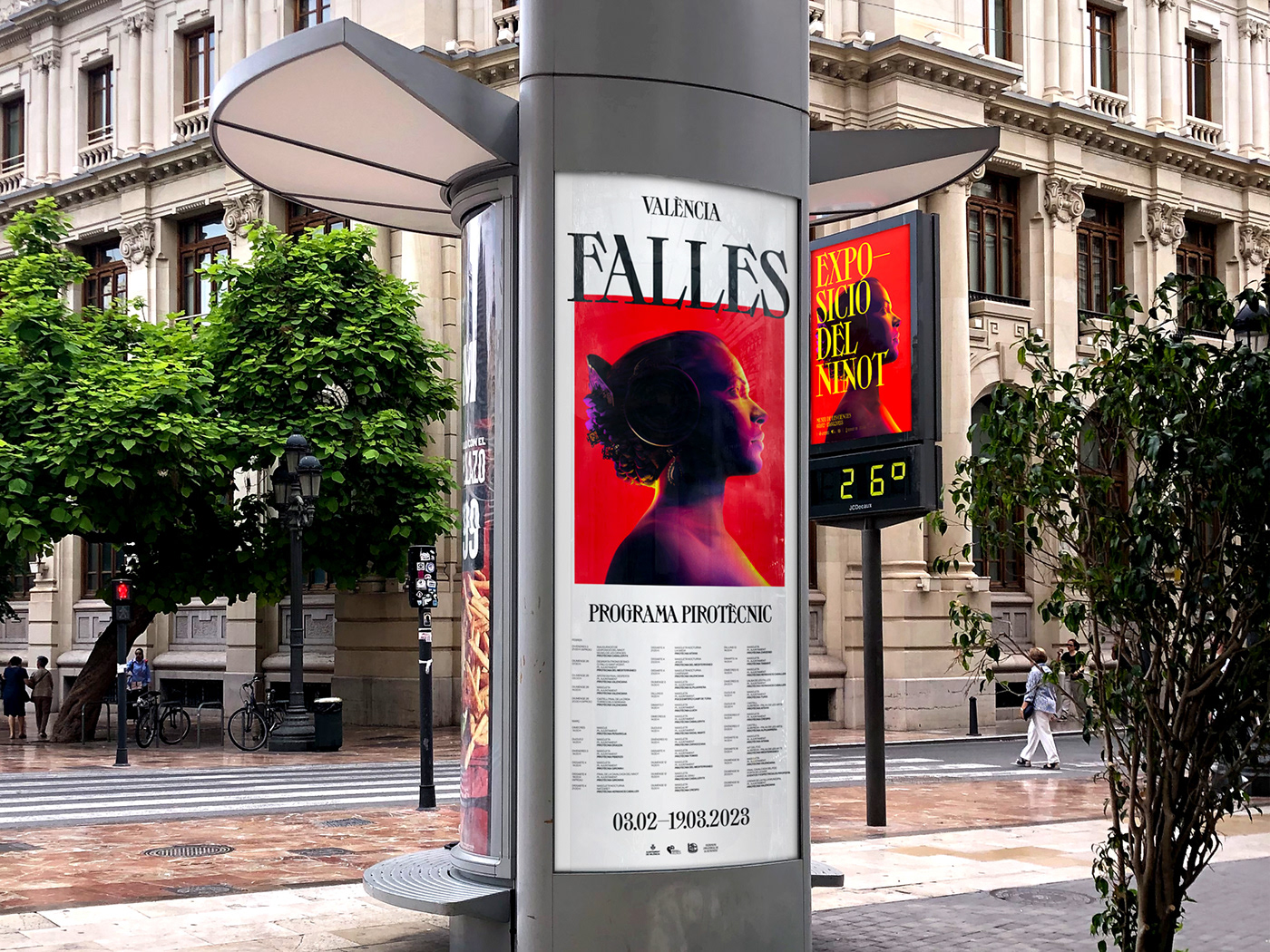 Fallas fireworks culture 3D cg art editorial graphic design  Digital Art  campaign monument