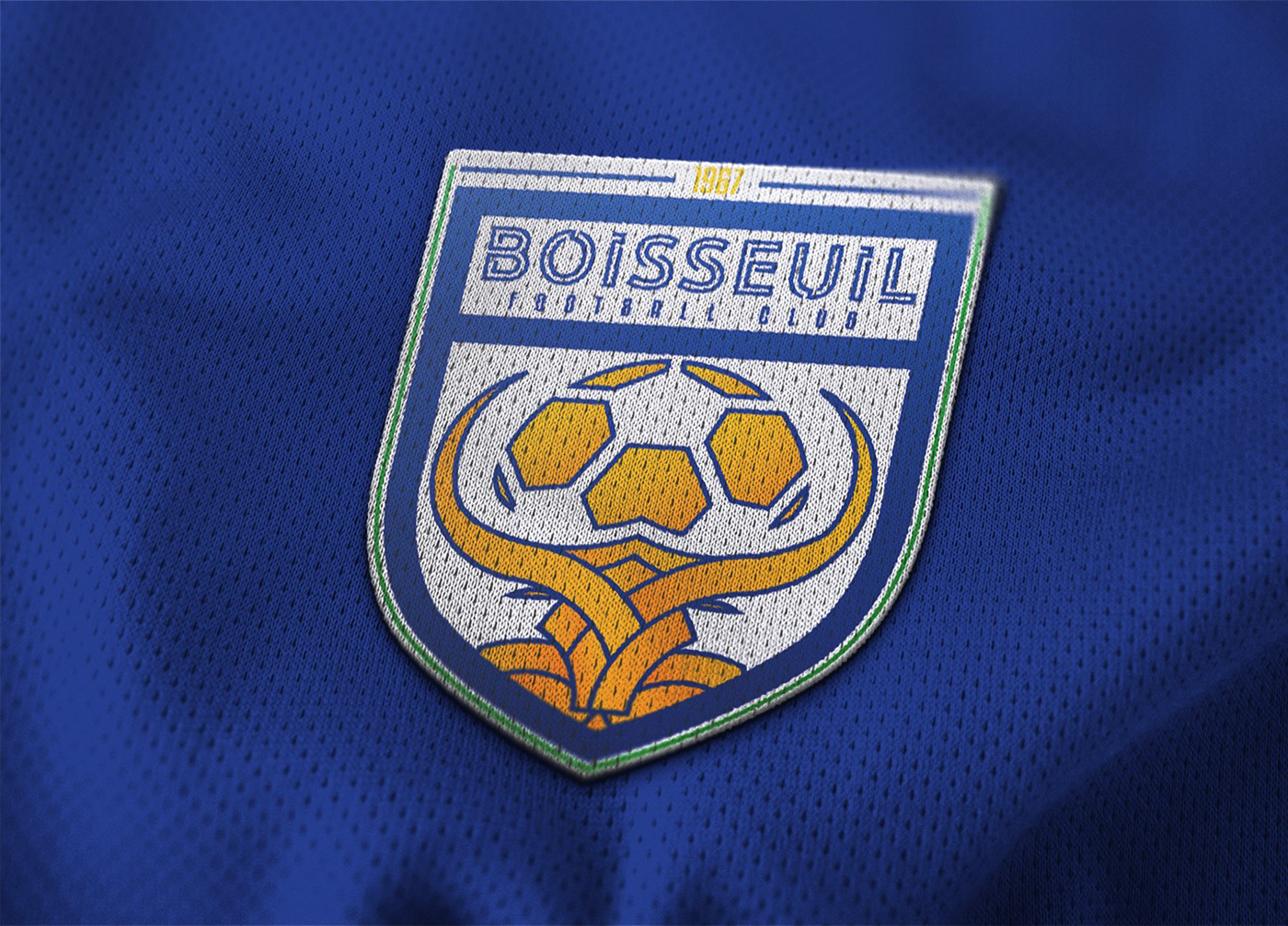 boisseuil communication Design Graphic football graphisme identidade visual jersey kit logo Nike