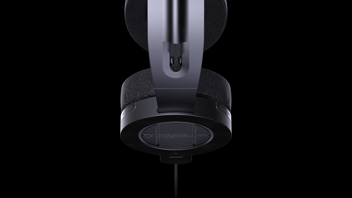 headphones Electronics Audio Education learn squared industrial design product design Technology rendering 3D