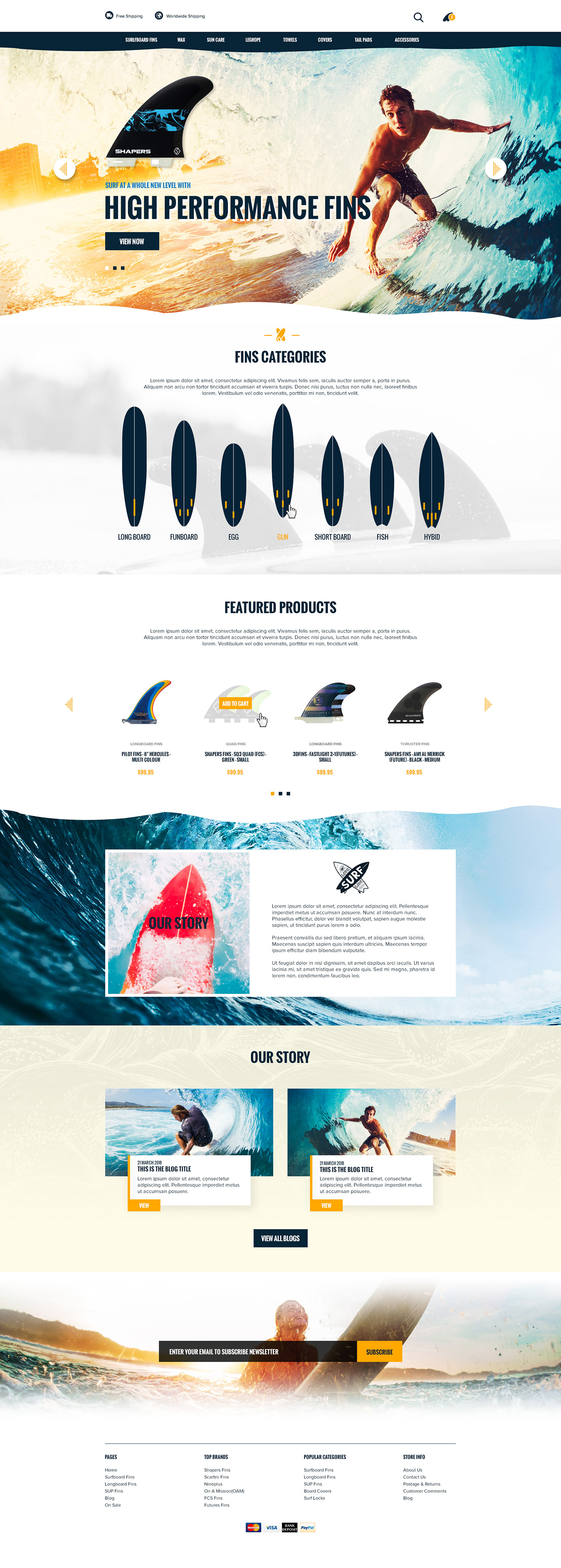 Surf Website