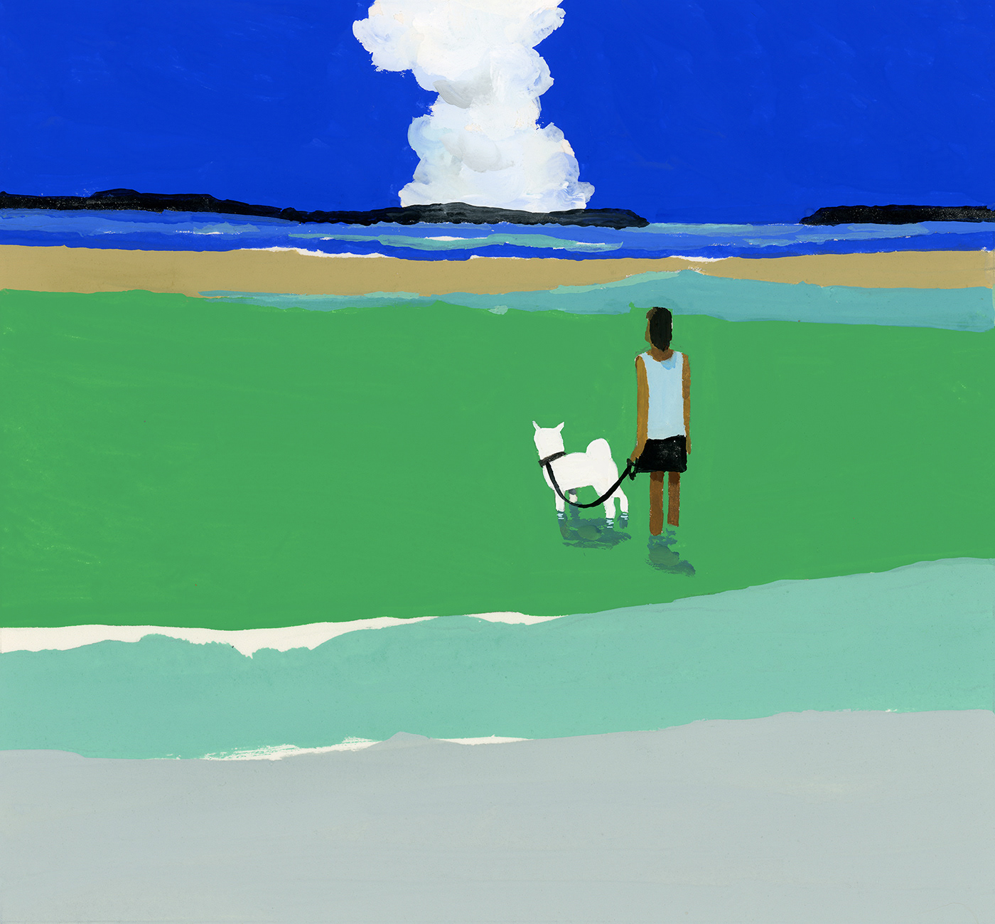 cloud dog laife Landscape mauntain  sea sibadog SKY