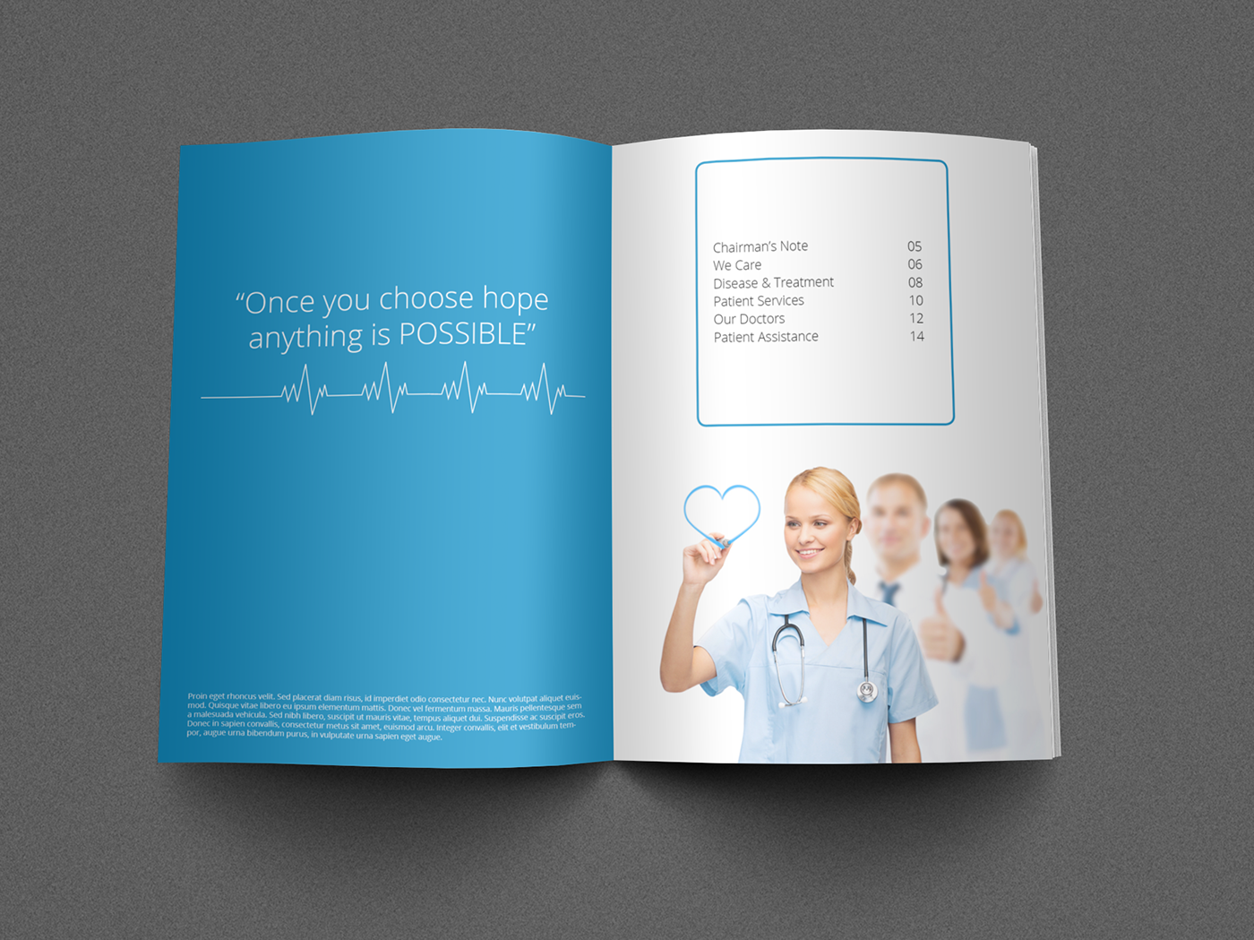 Medical Brochure Template on Behance