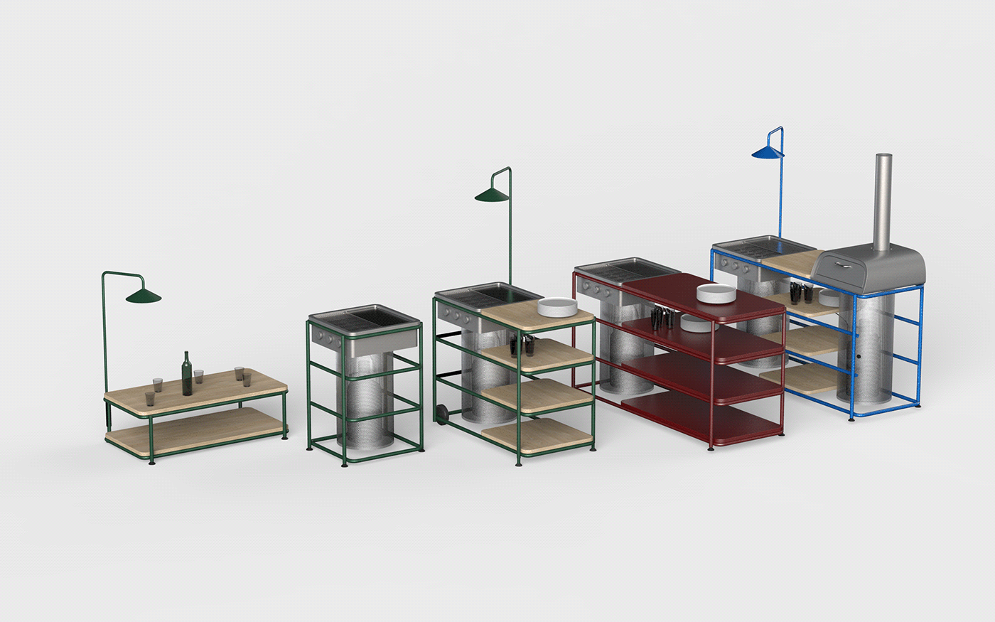 concept design furniture furniture design  identity industrial design  Innovative kitchen Outdoor product design 