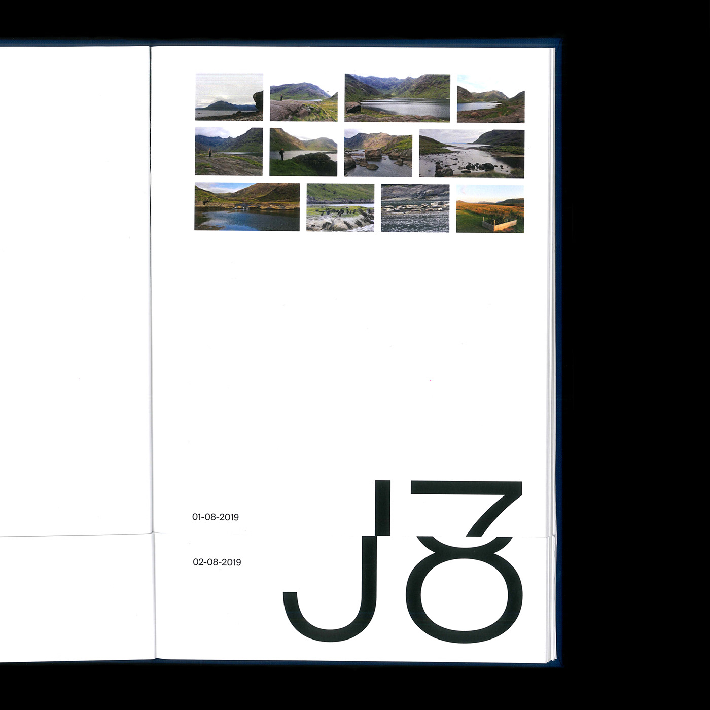 book editorial graphic design  monochrome Nature Photography  Trek