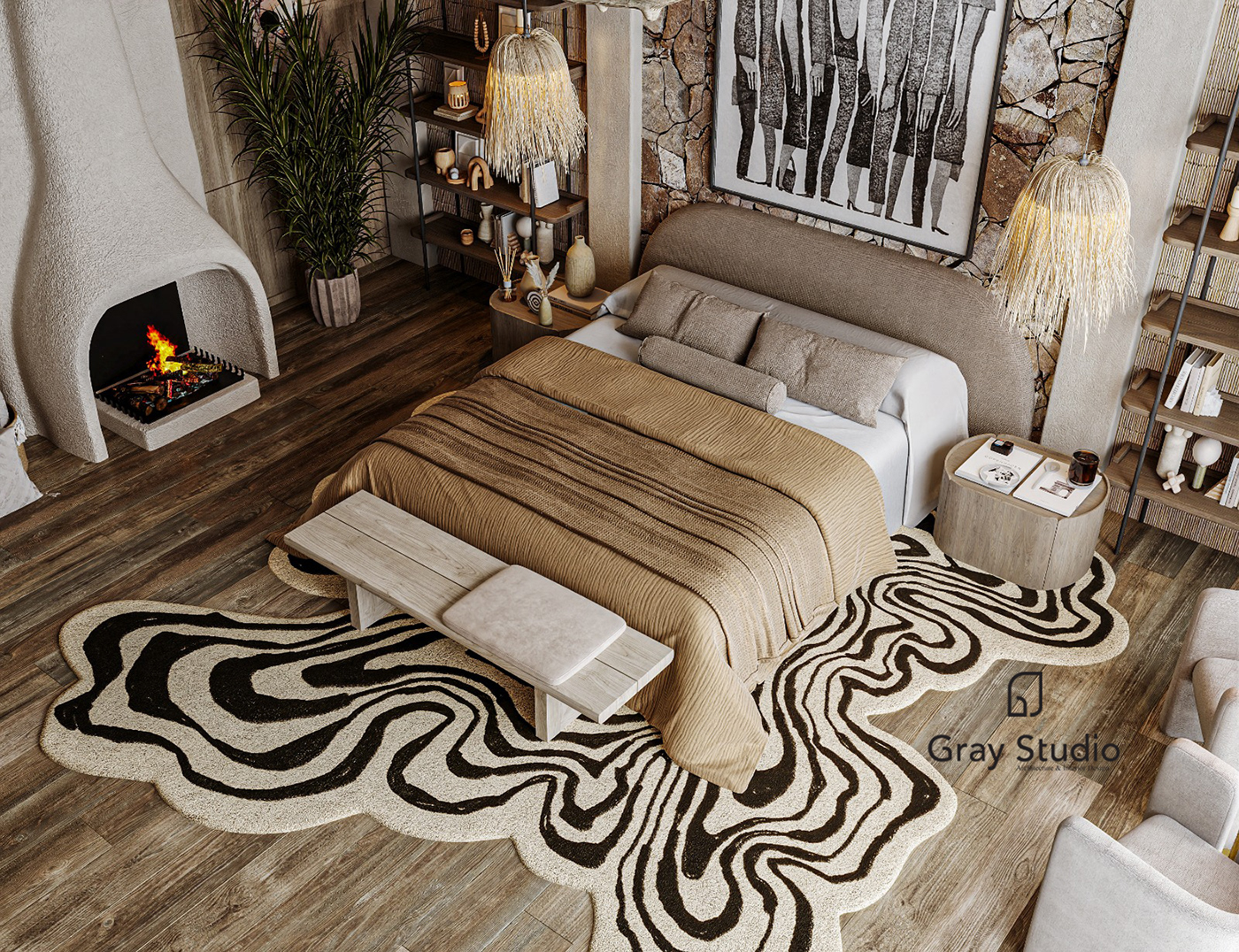 interior design  home decor 3ds max bedroom
