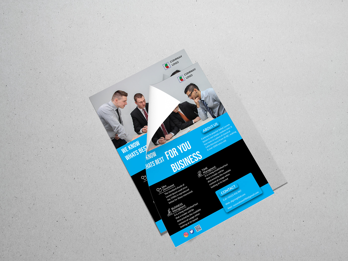 business flyer creative Creative Design design flyer graphic design  sign in form template