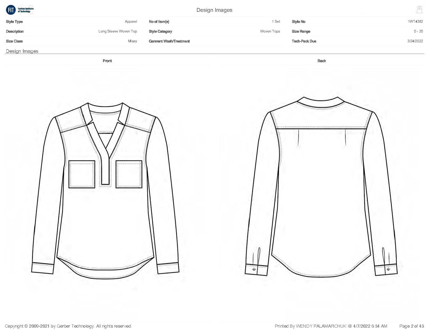 apparel cad fashion design Flat Sketch patternmaking Tech Pack Technical Design technical drawing womenswear Wovens