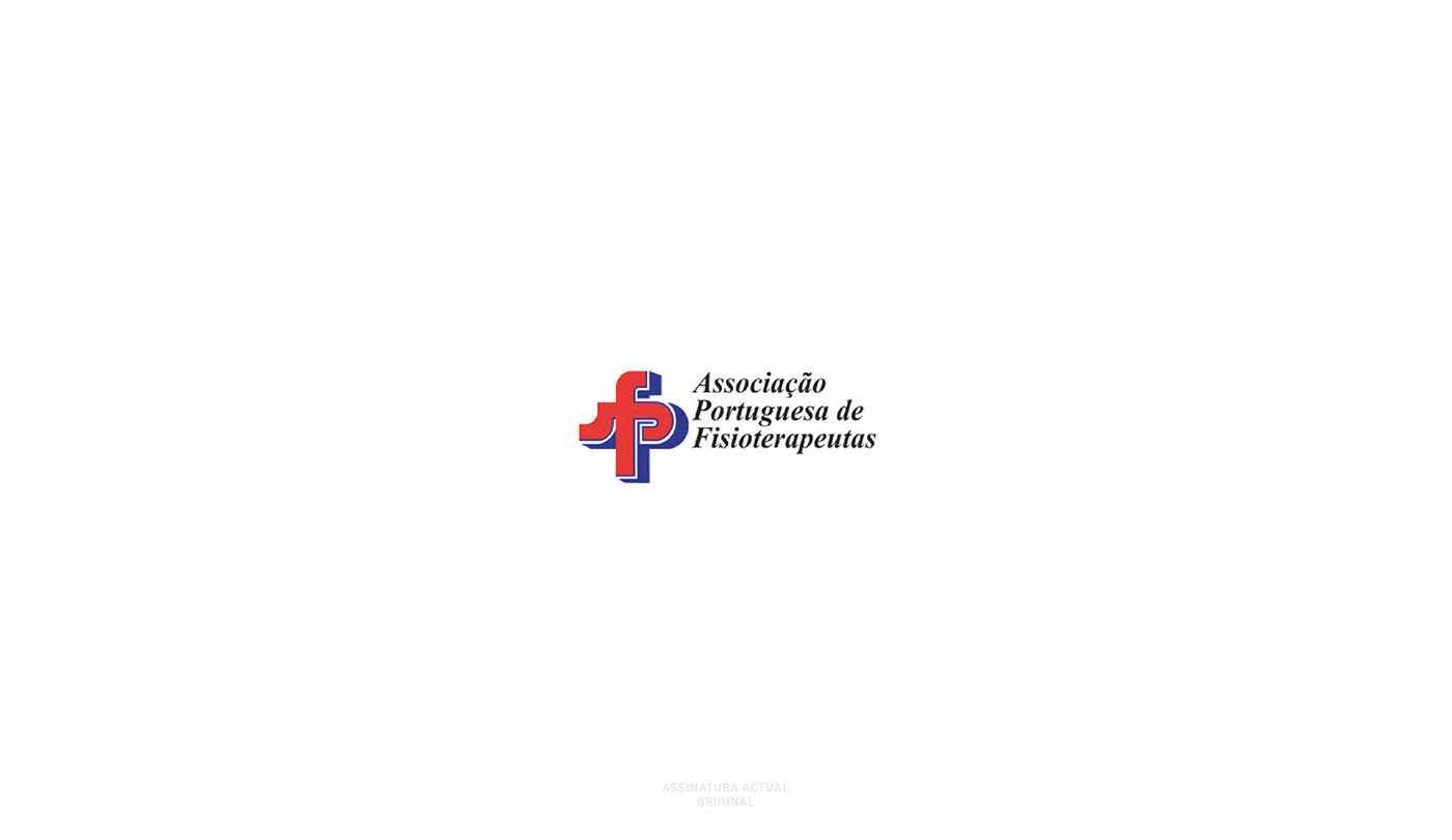 associação portuguesa fisioterapeutas red blue Rebrand