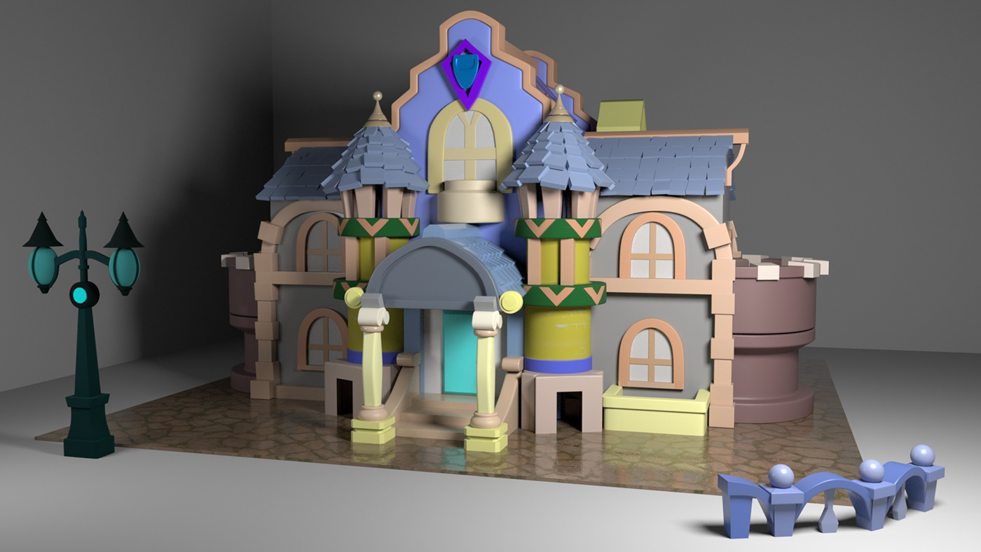 3D 3d house 3D HOUSE DESIGN 3d house render cartoonish colorful