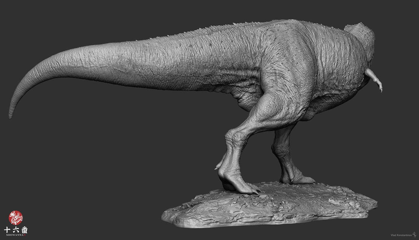 3d printing Dino Dinosaur paleoart showanna showannastudio trex tyrannosaurus tyrannosaurus rex vladkonstantinov