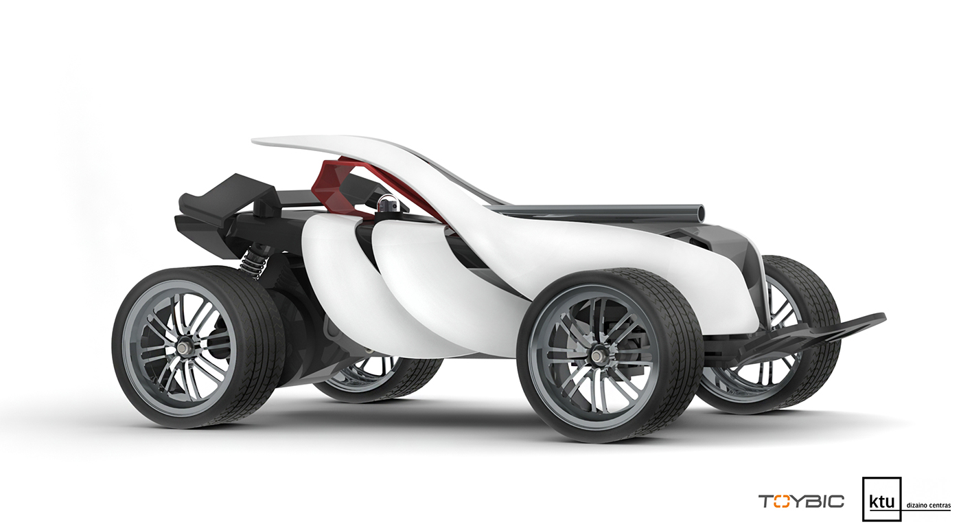 toy car design makerbot Ultimaker remote Custom virtual game abs ktu print interactive modular speed