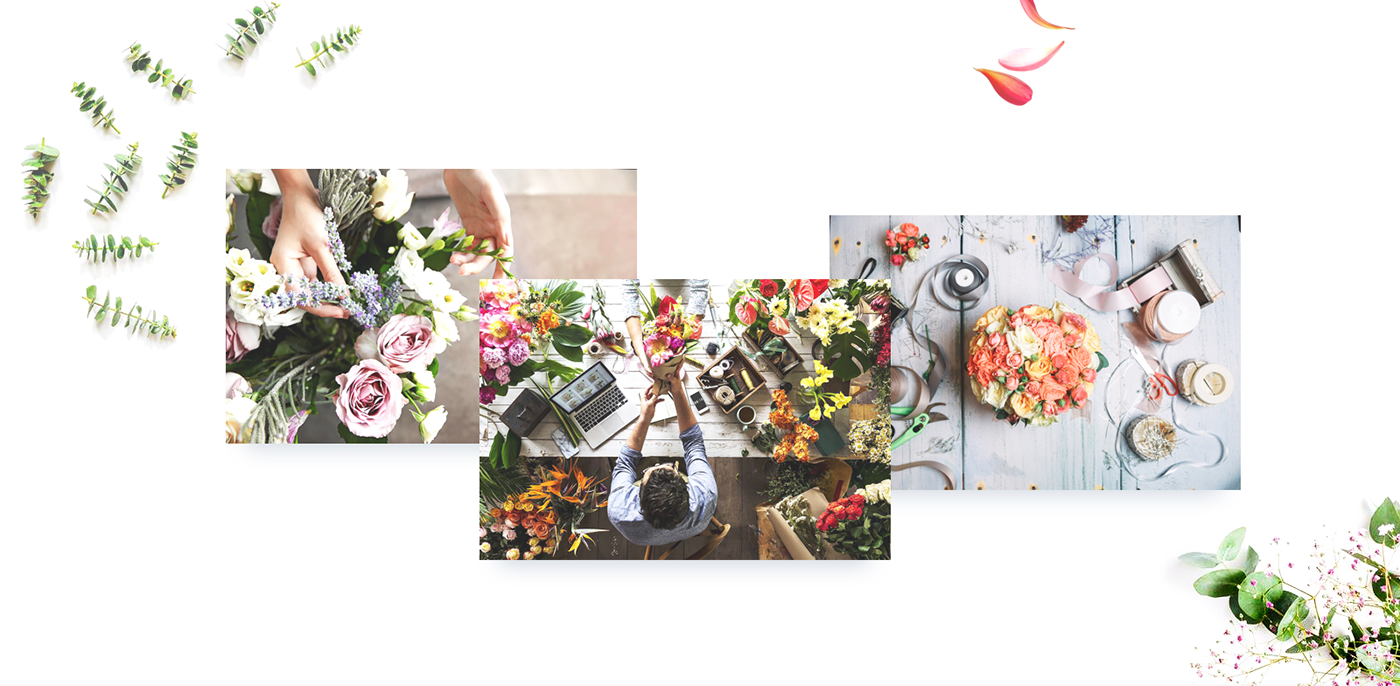 florist wedding shop Flowers Webdesign creative Website ux UI Ecommerce