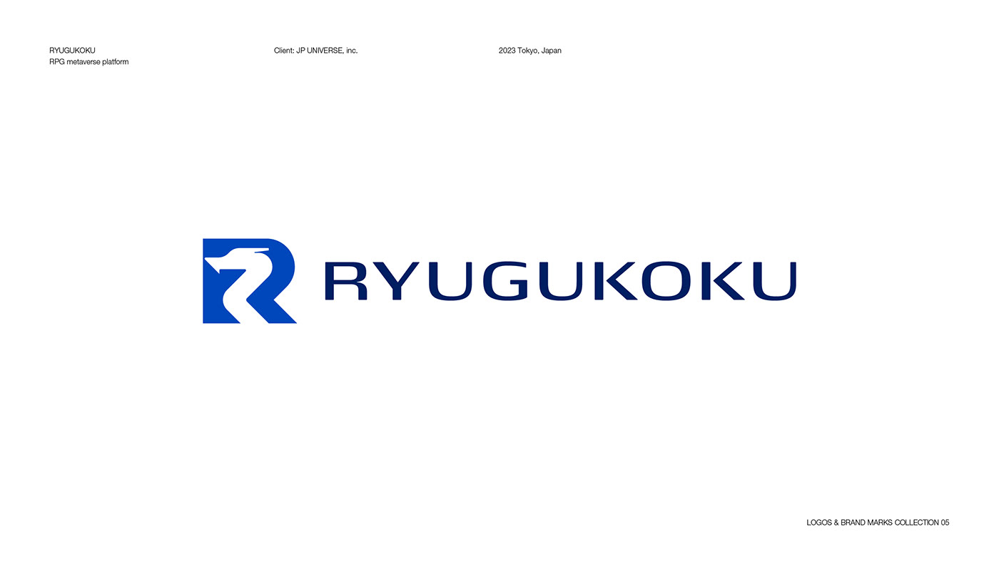 Logo for RYUGUKOKU, an RPG metaverse platform.