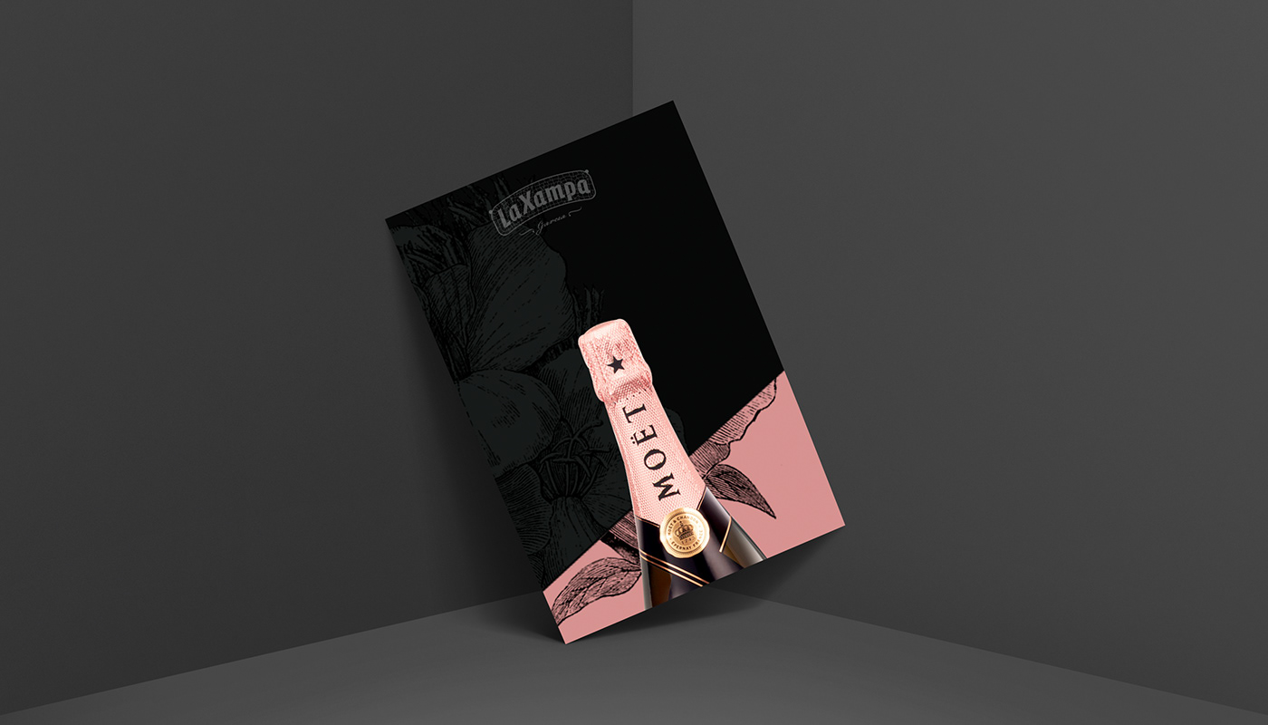 Adobe Portfolio catas Champagne Elegant Design taittinger carteles posters jazz BRANDS ALCOHOL typography  