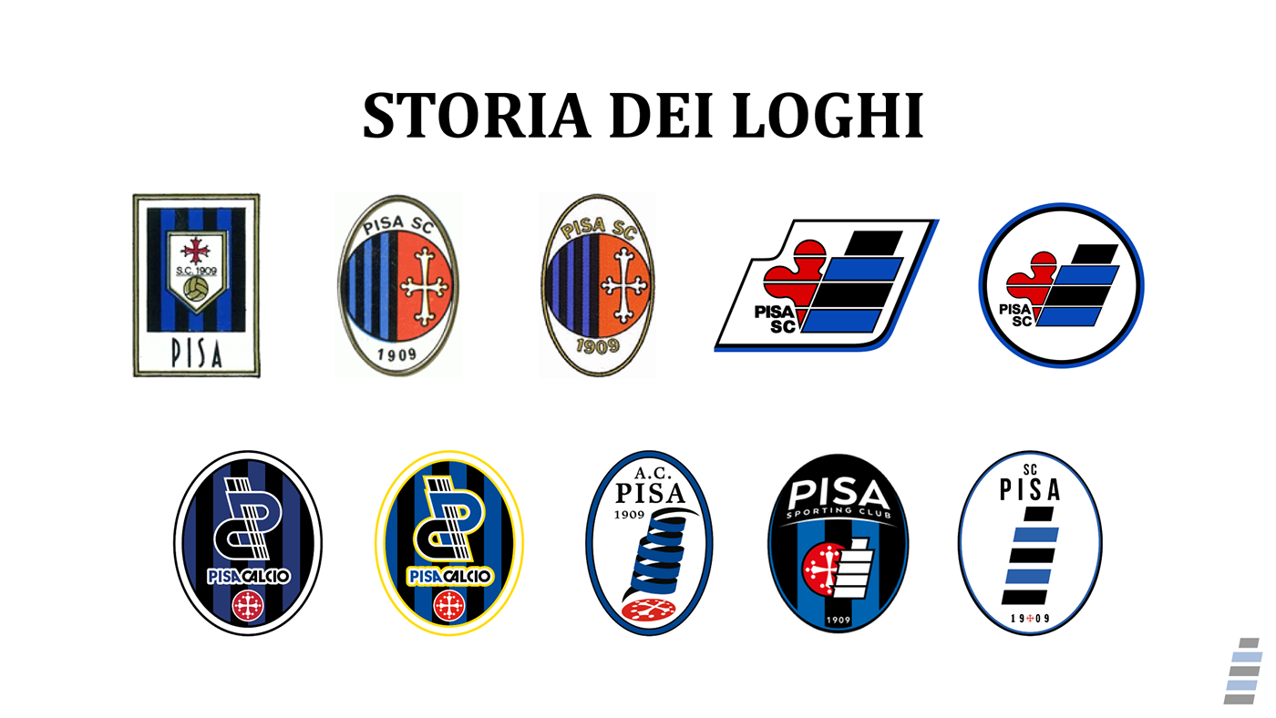 calcio Pisa Serie A rebranding Logo Design football design soccer Sports Design serie B