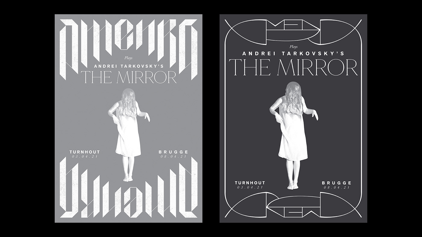 amenra Andrei Tarkovsky Cinema lettering logo metal posters the mirror Typeface concert