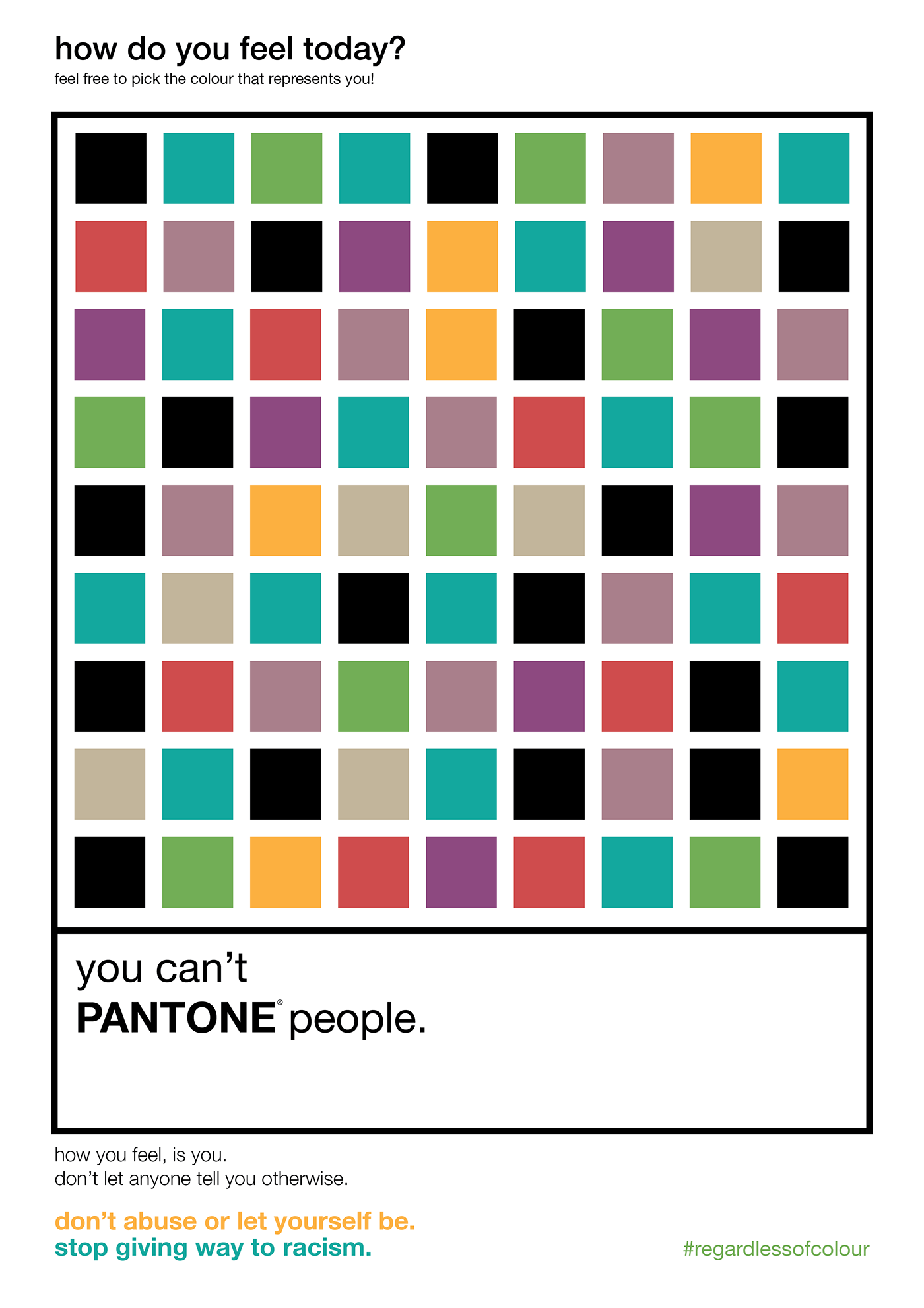 pantone racism color