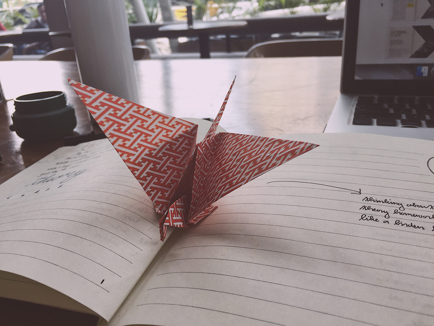 journal Student work origami 