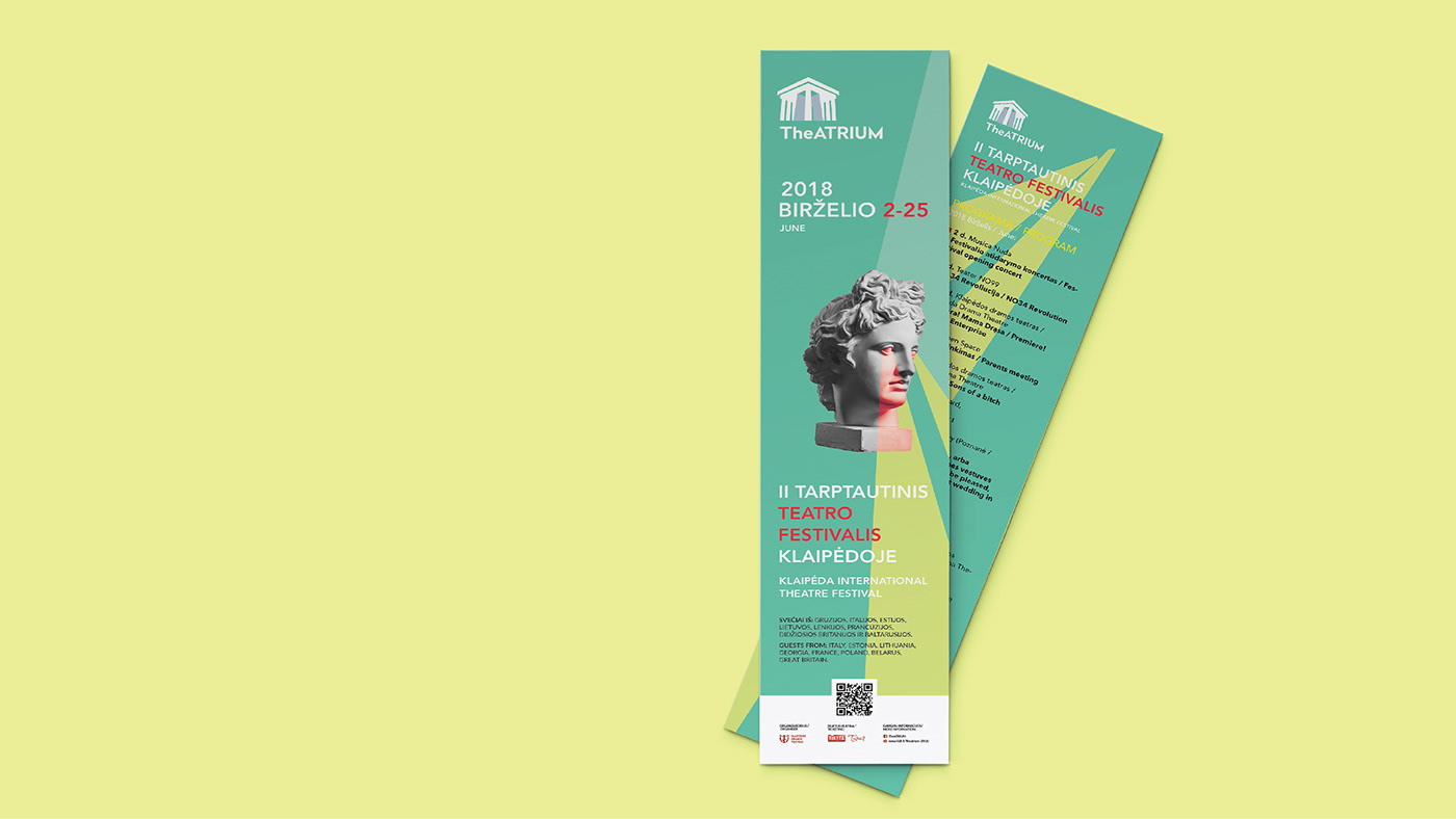 theater  festival mint head identity visual concept editorial branding  graphic