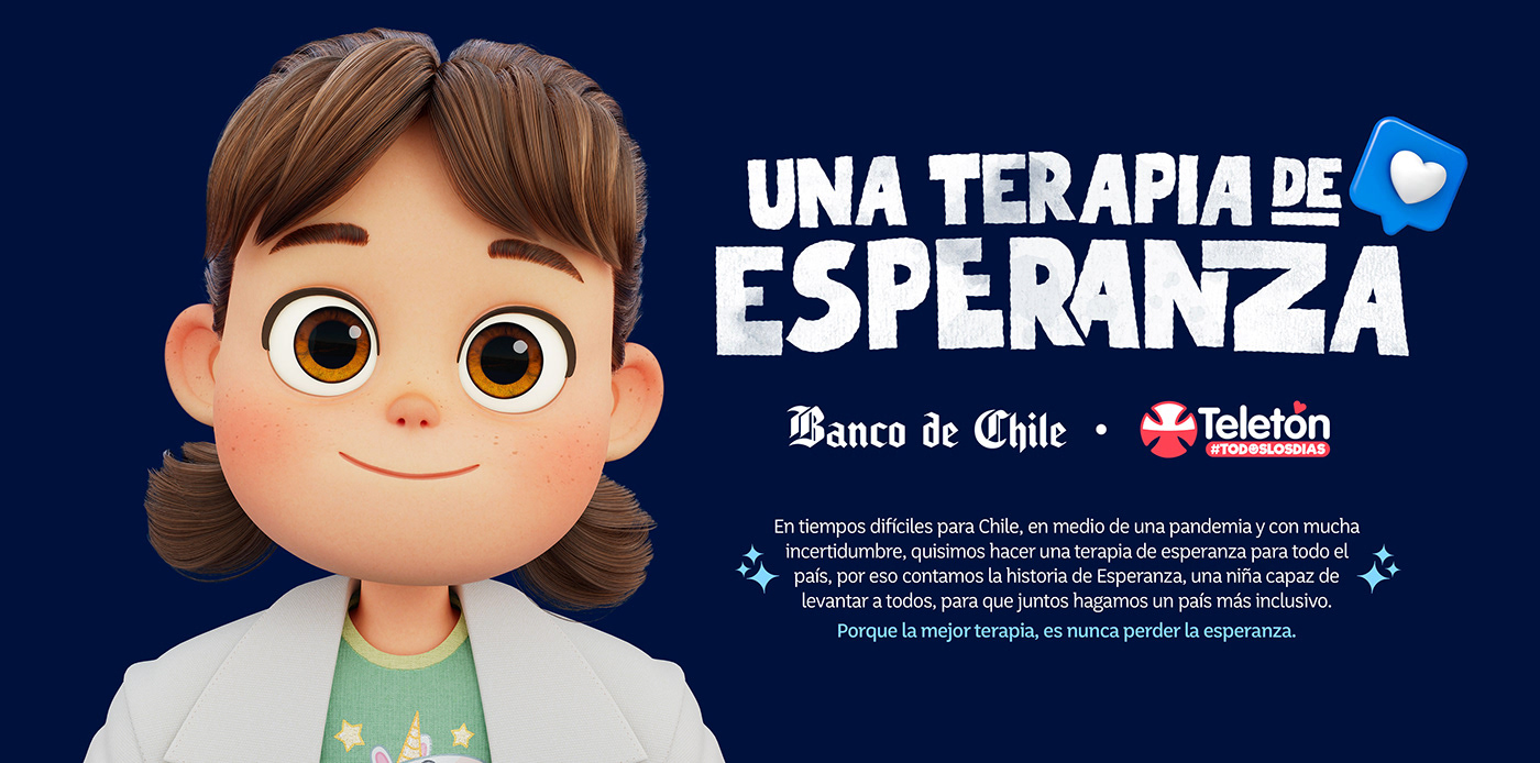 3D animation  art ArtDirector arte Banco de Chile CGI chile Creativity publicidad