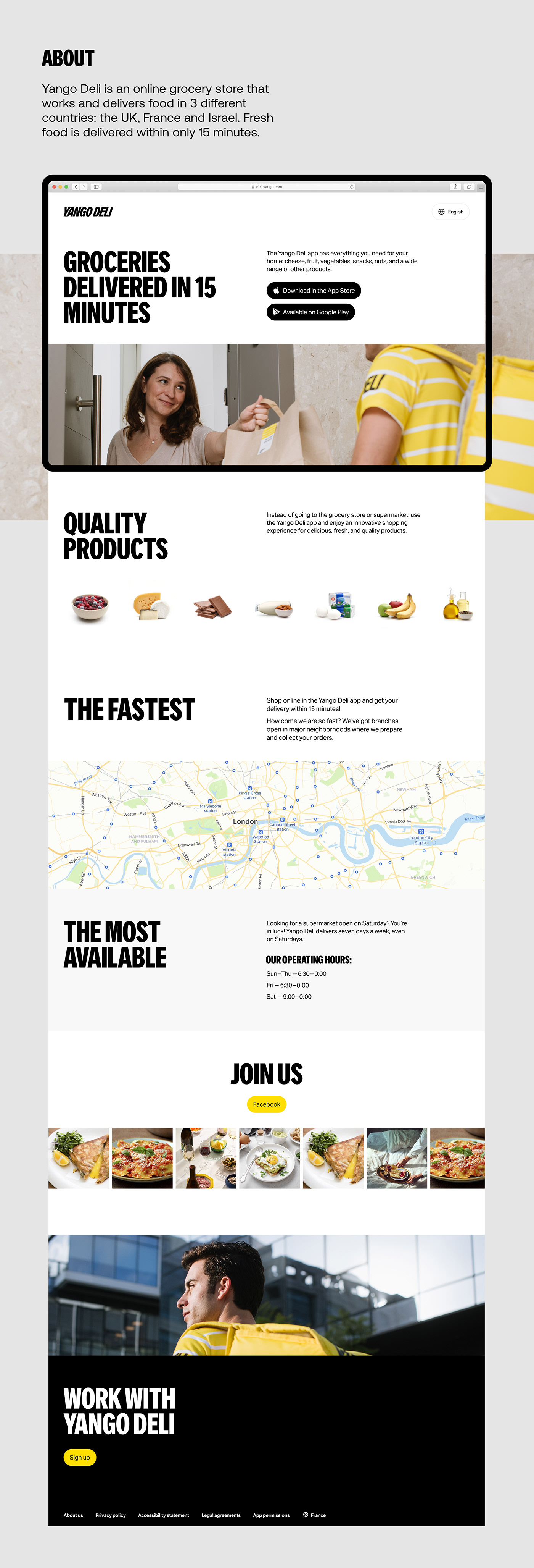 Food  landing page UX UI DESign Figma UI/UX user interface Web Design  Webdesign Website