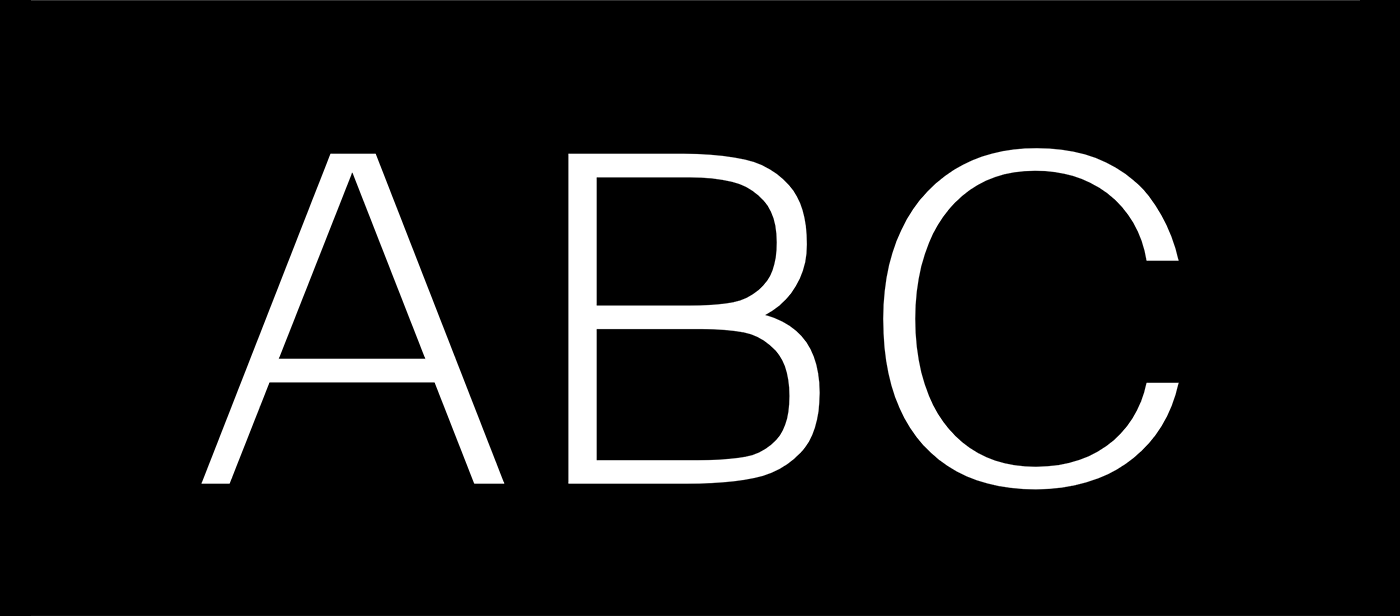 Bagage 5-axis variable font: Contrast