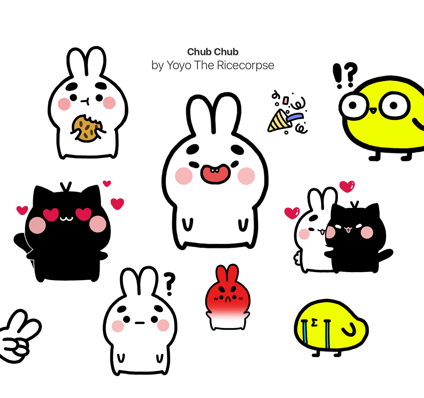 stickers ILLUSTRATION  characters ios