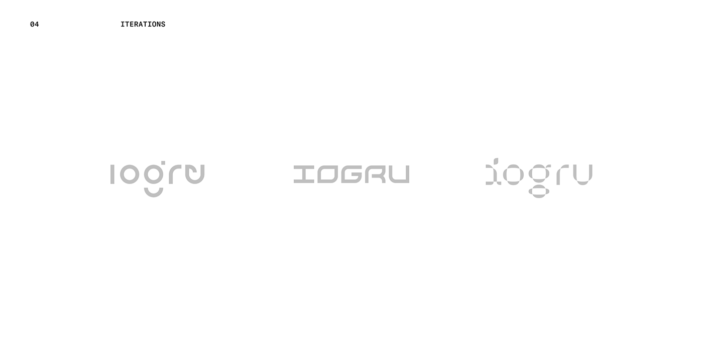 3D grid icons identity Logotype Minimalism typography   UI Web Design 