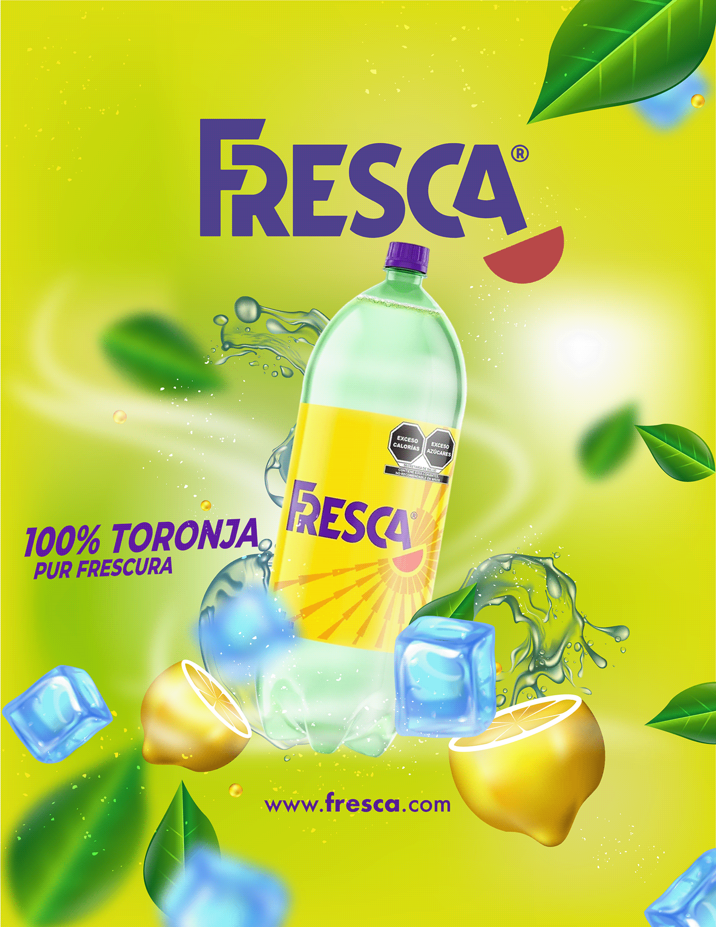 poster soda refresco fresca brand social media marketing   brand identity Graphic Designer