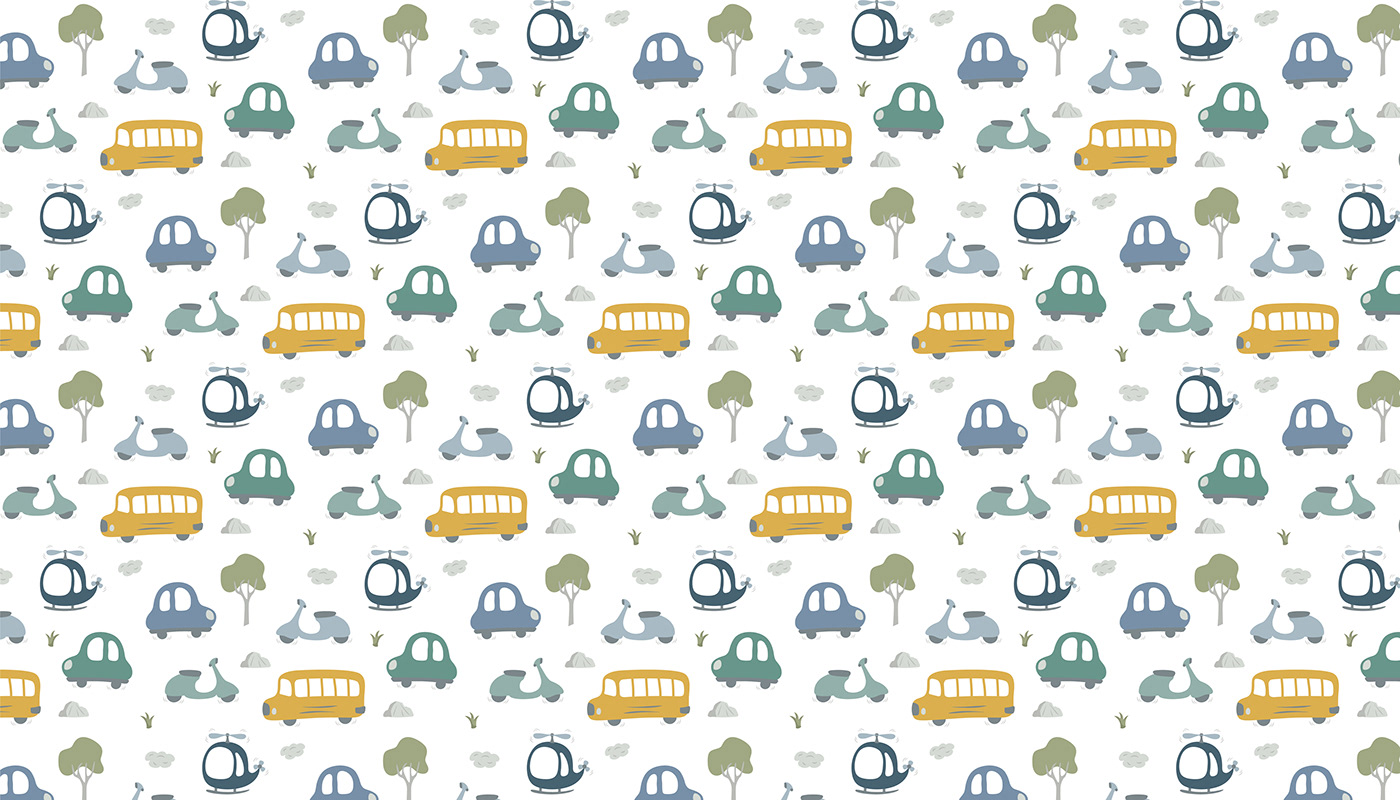 pattern design  textile pattern vector digital illustration Car pattern design vehicle pattern design