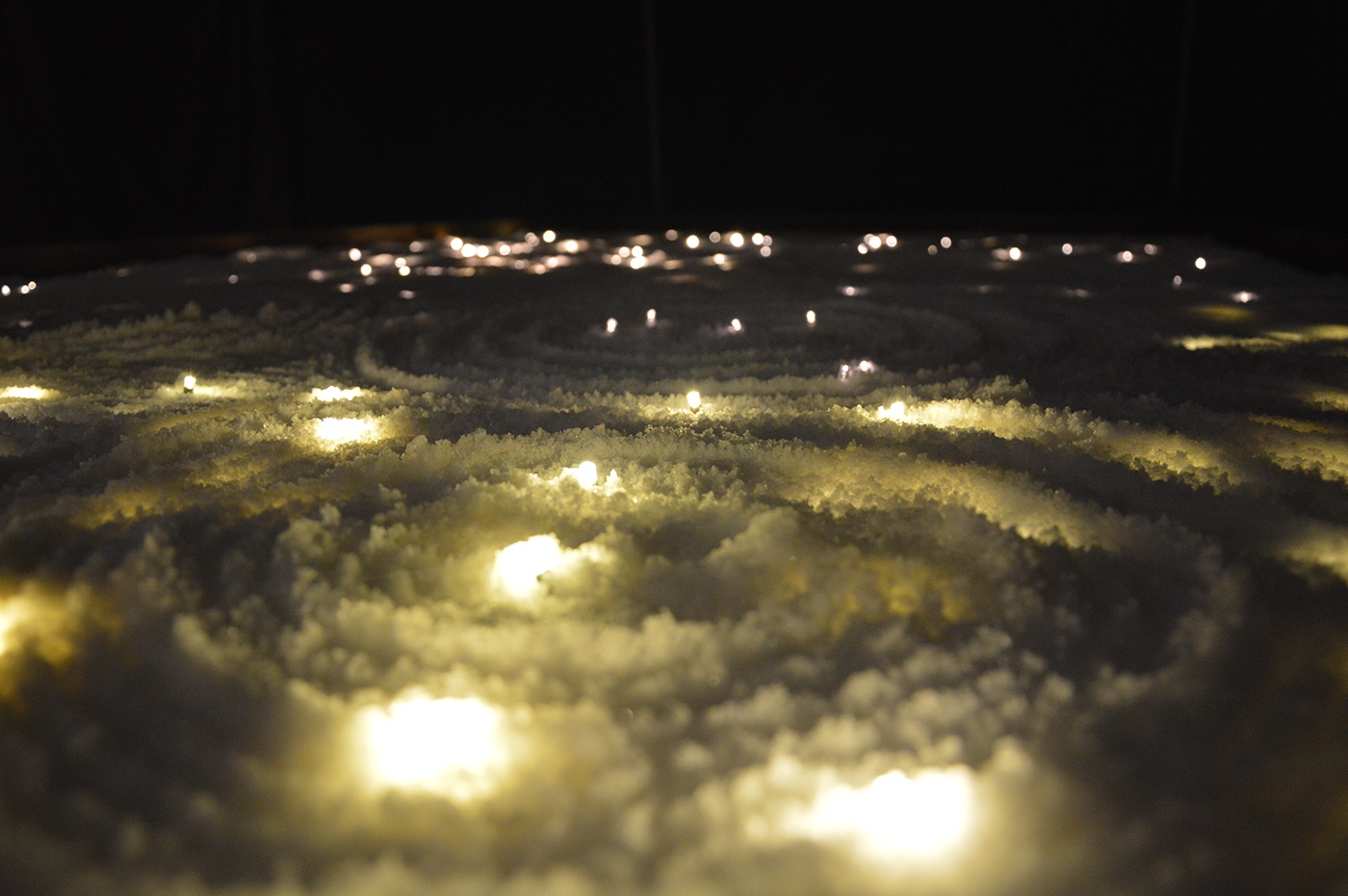 Art Installation installation Salt light Zen Garden zen