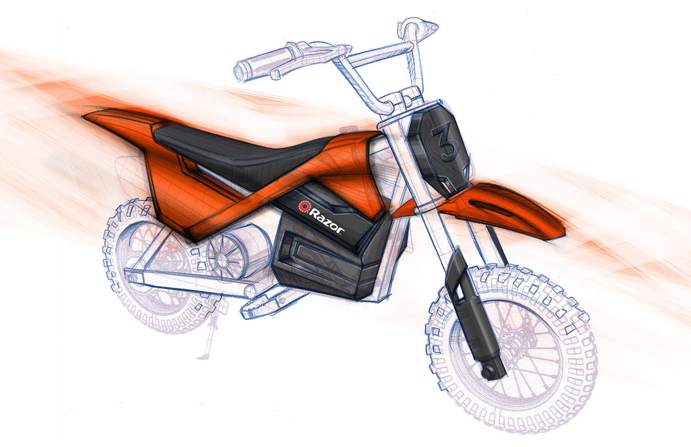 electric motorcycle toy Bike ride mx moto Motocross Razor Offroad