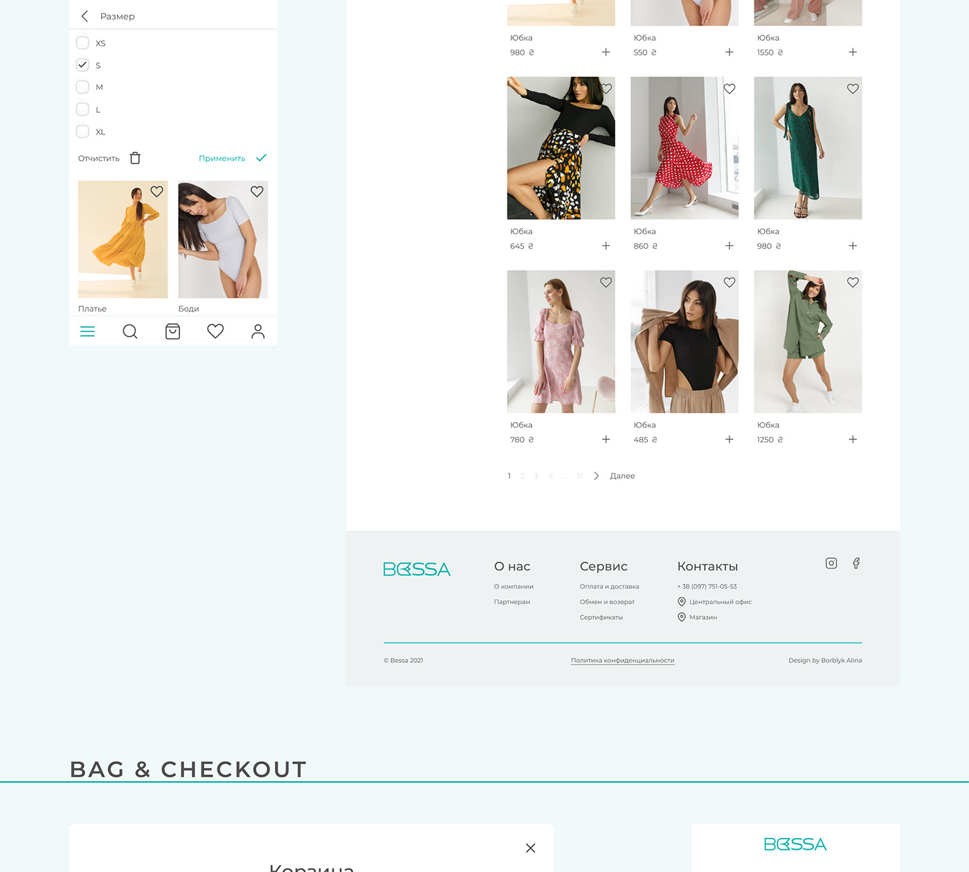 clothes concept e-commerce Fashion  Minimalism redesign shop store UI/UX Website