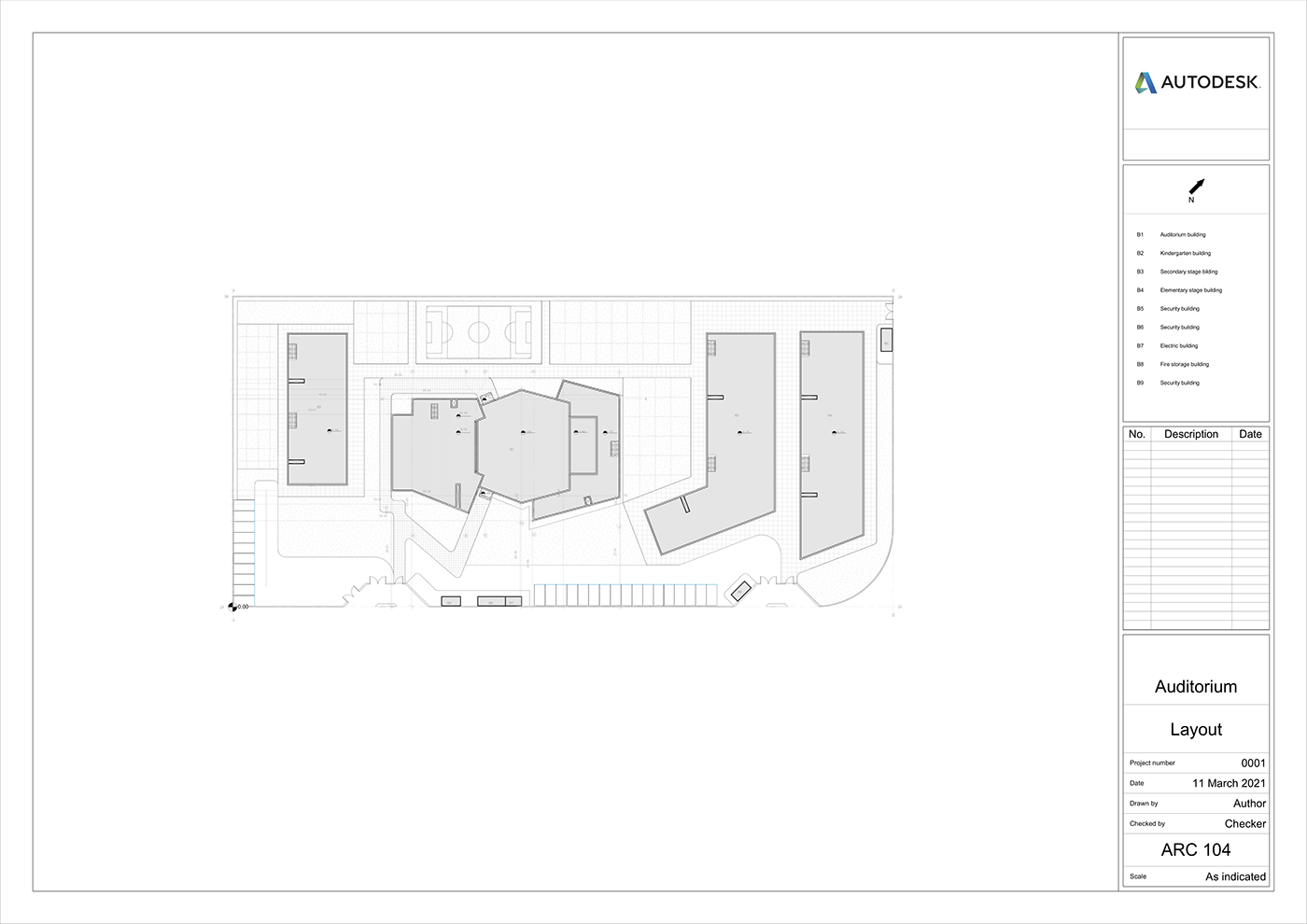 architecture auditorium detail details details drawing Elevations school sections Theatre working drawings