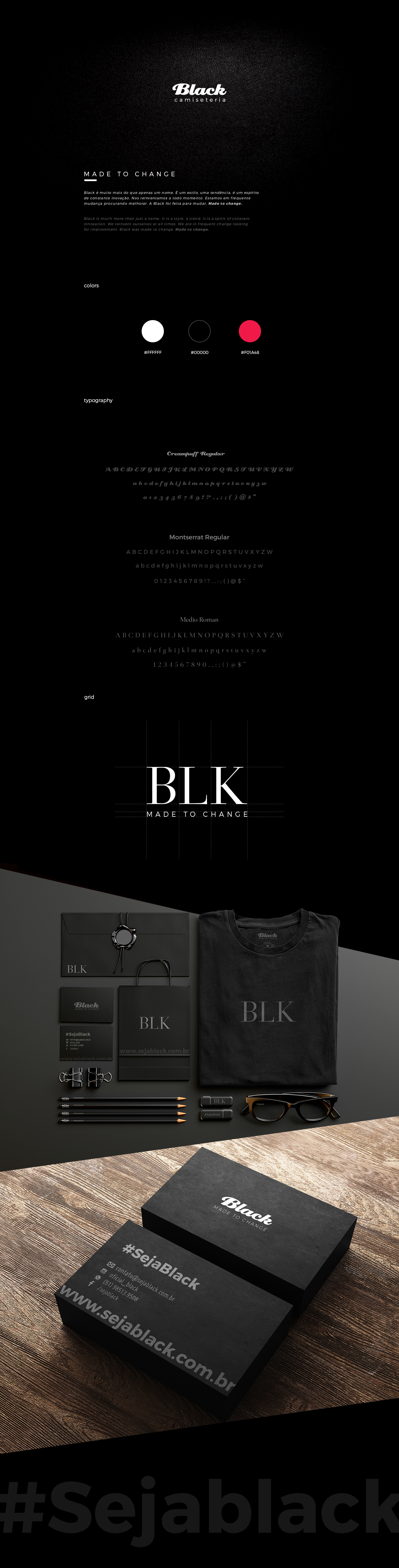 black SejaBlack brandingdesign tshirts