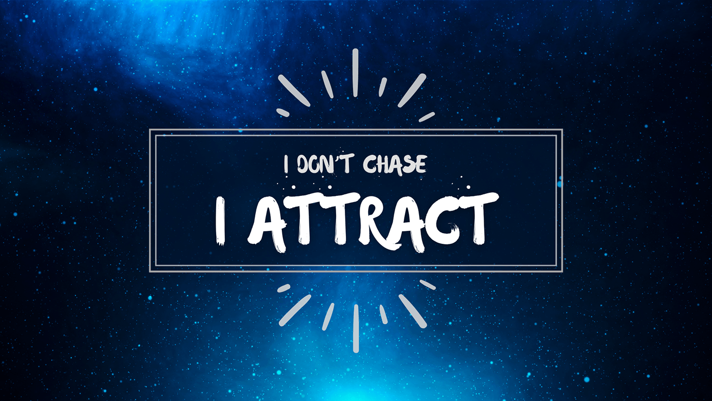 Law of Attraction Wallpaper Design