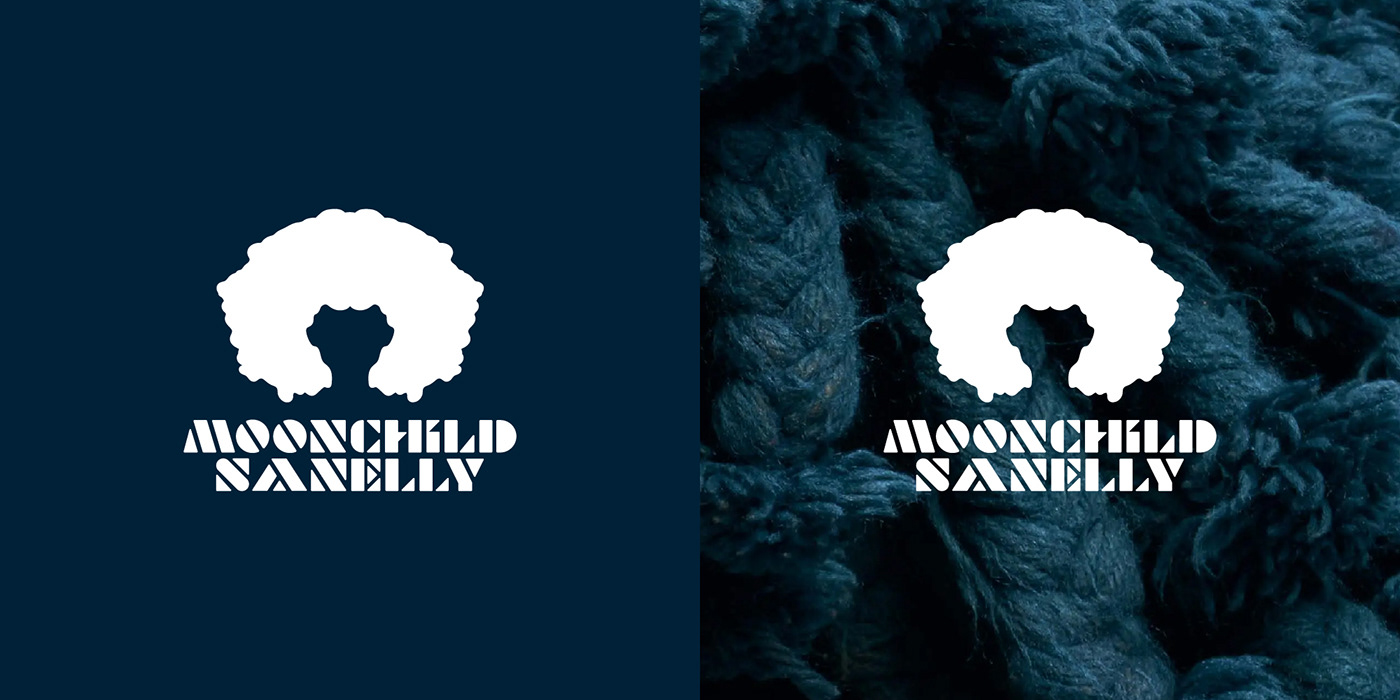 Logotype geometric logo south africa johannesburg music logo Moonchild Sanelly typography   typography design t-shirt lettering