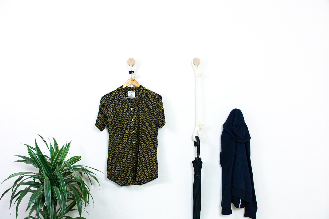 design rack rope wood clothes hat Umbrella cotton murcia Esd Murcia #coat hanger