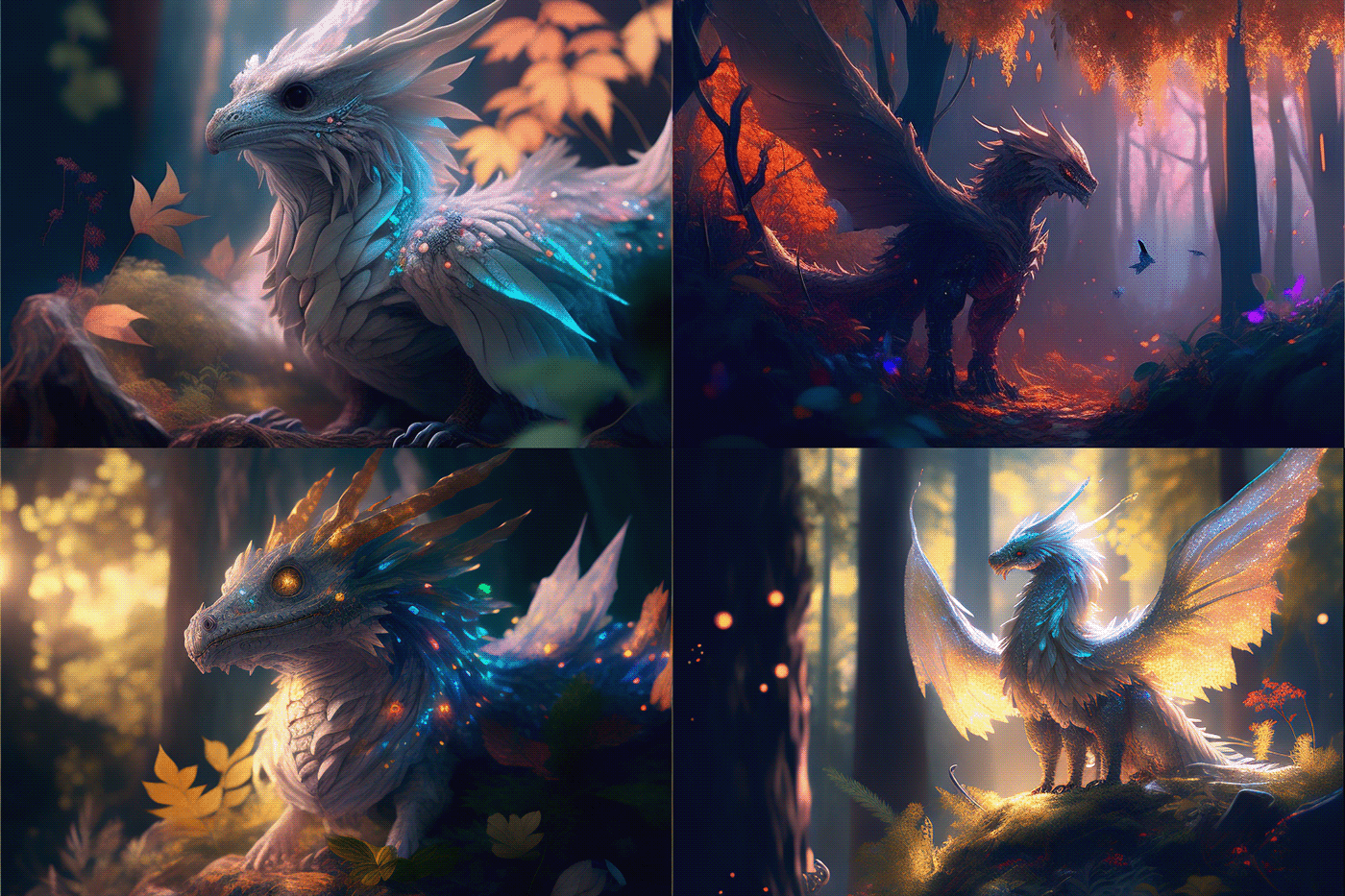 Character design  Digital Art  dragons fantasy ILLUSTRATION  painting  