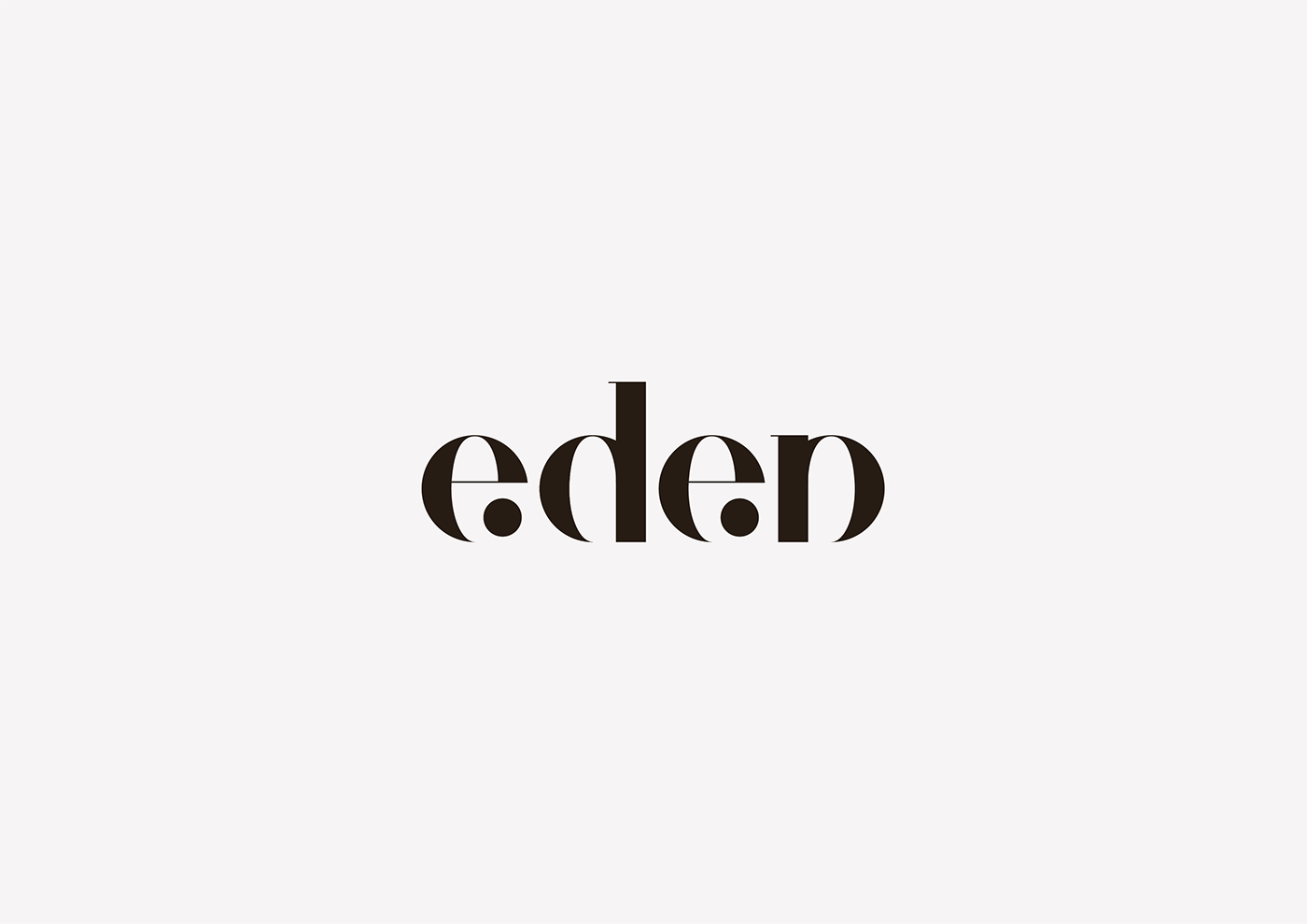 branding  type design typogpraphy  eden Eden Project