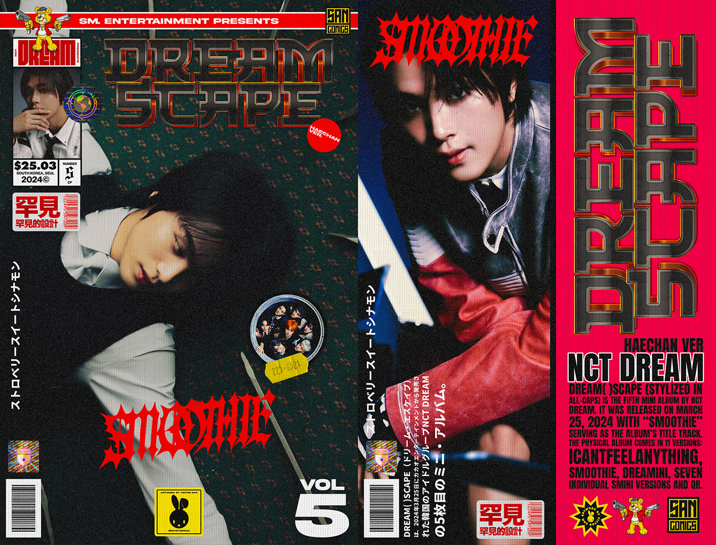 kpop kpopposter design Graphic Designer design gráfico NCT Dream type cover fanzine