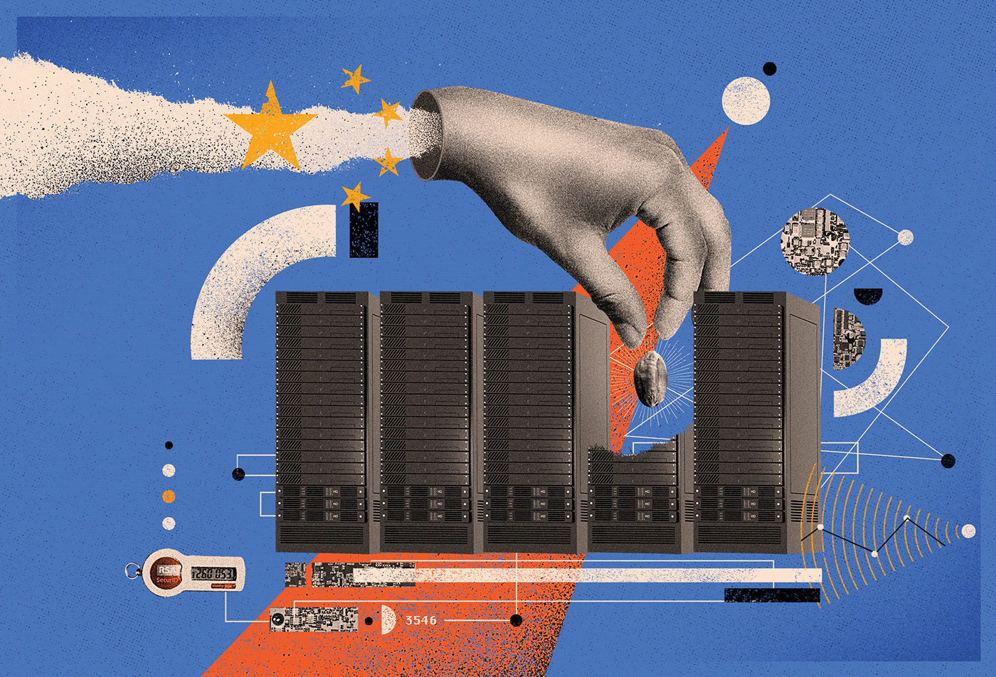 collage Editorial Illustration science