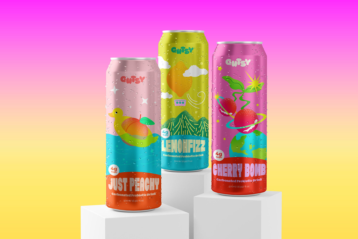 Advertising  brand identity colorful DESIGN Food  packaging design soft drink