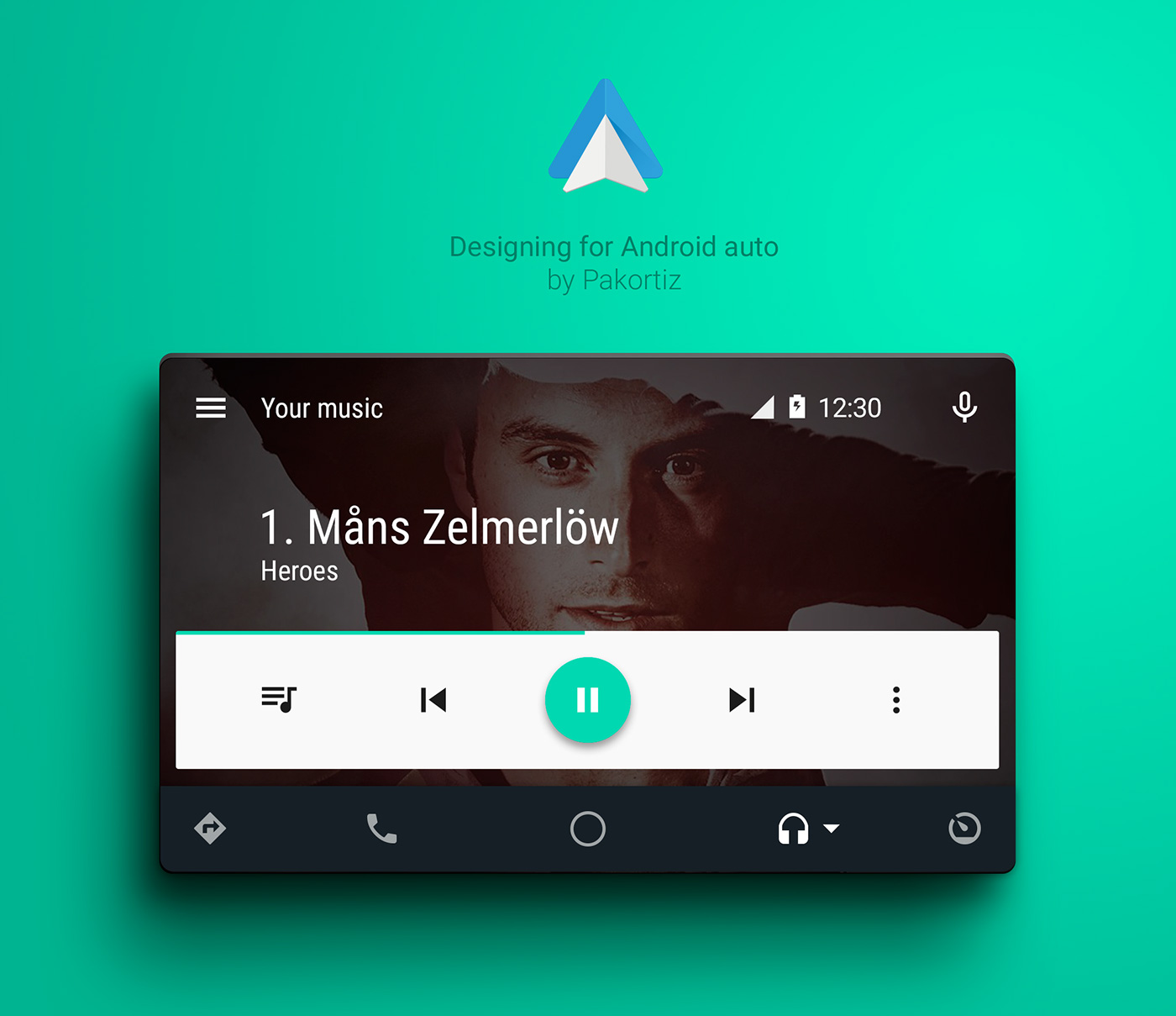 Download Mockup Android auto / download free on Behance