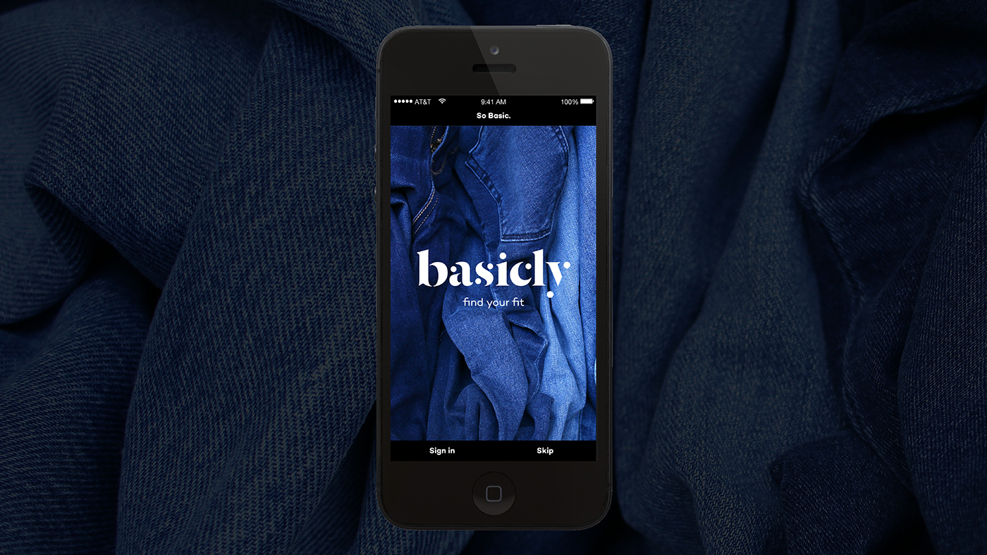 app Mobile app ux UI clothes women design logo jeans t-shirt type logo type