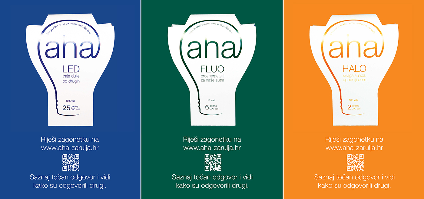 Lightbulbs visual identity Promotion brand logo ecological premium product